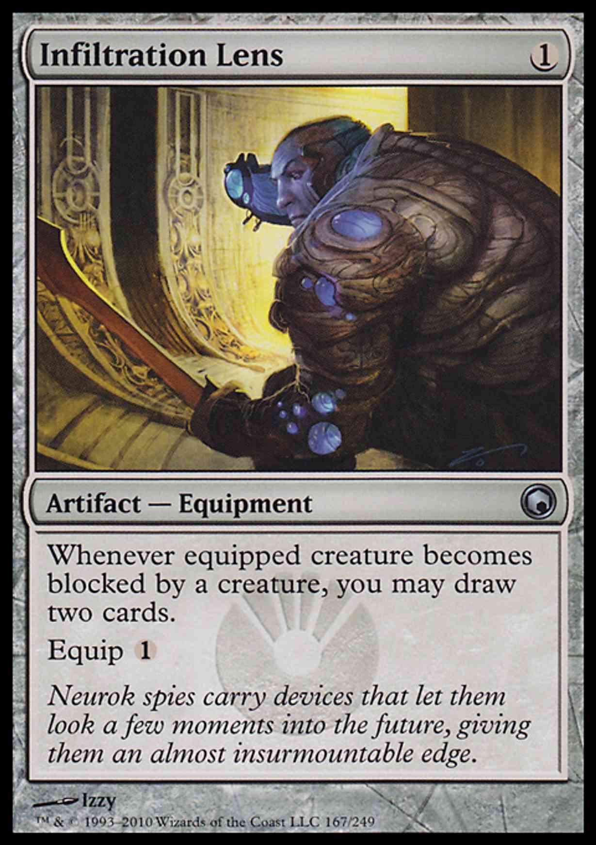Infiltration Lens magic card front