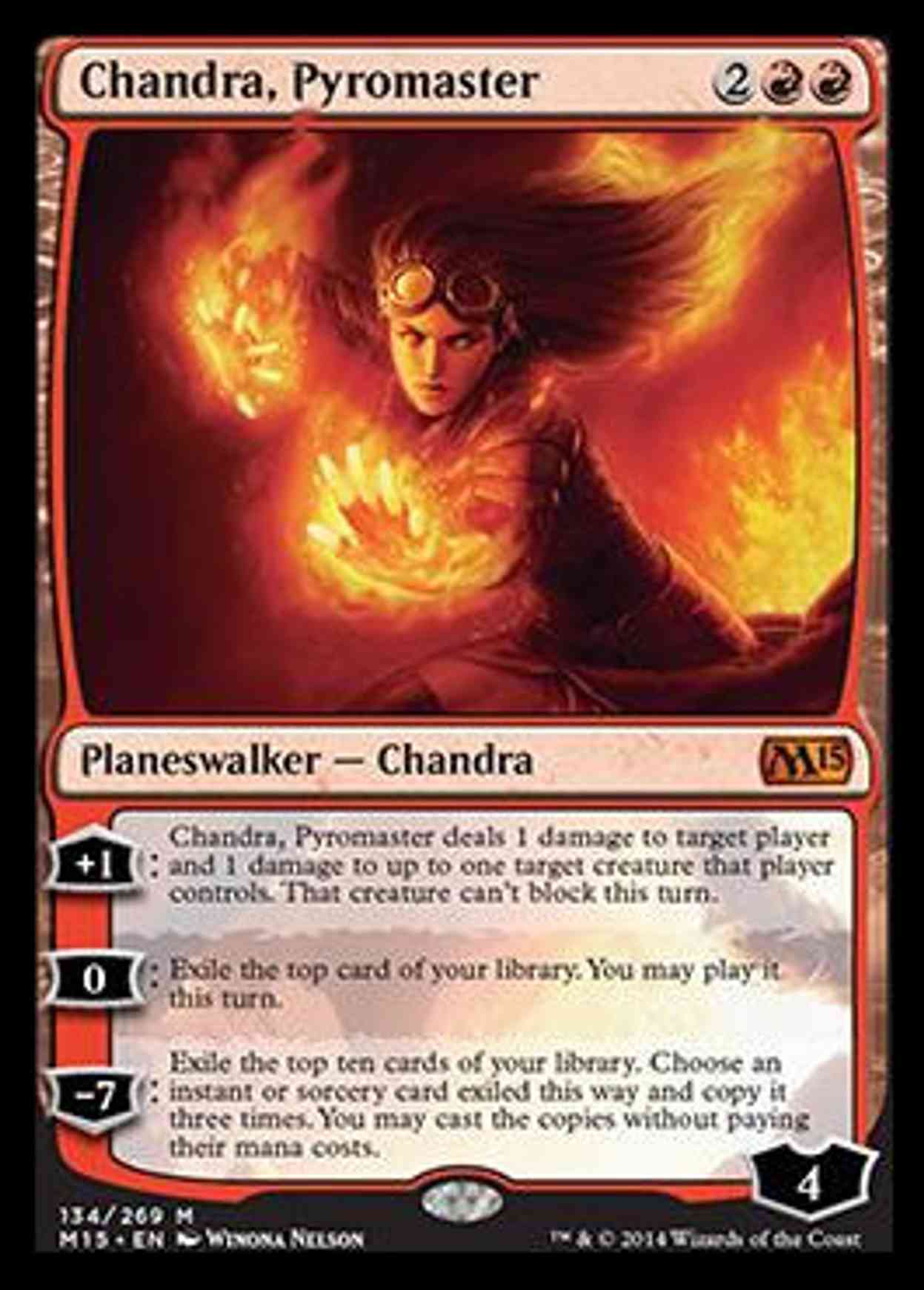 Chandra, Pyromaster magic card front
