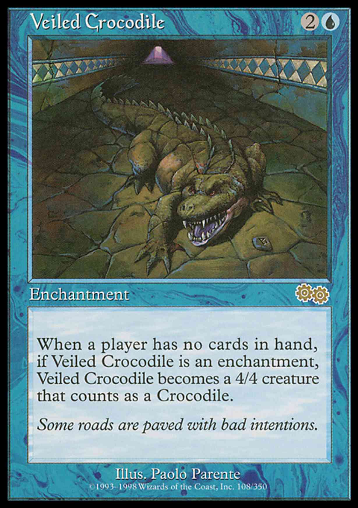 Veiled Crocodile magic card front
