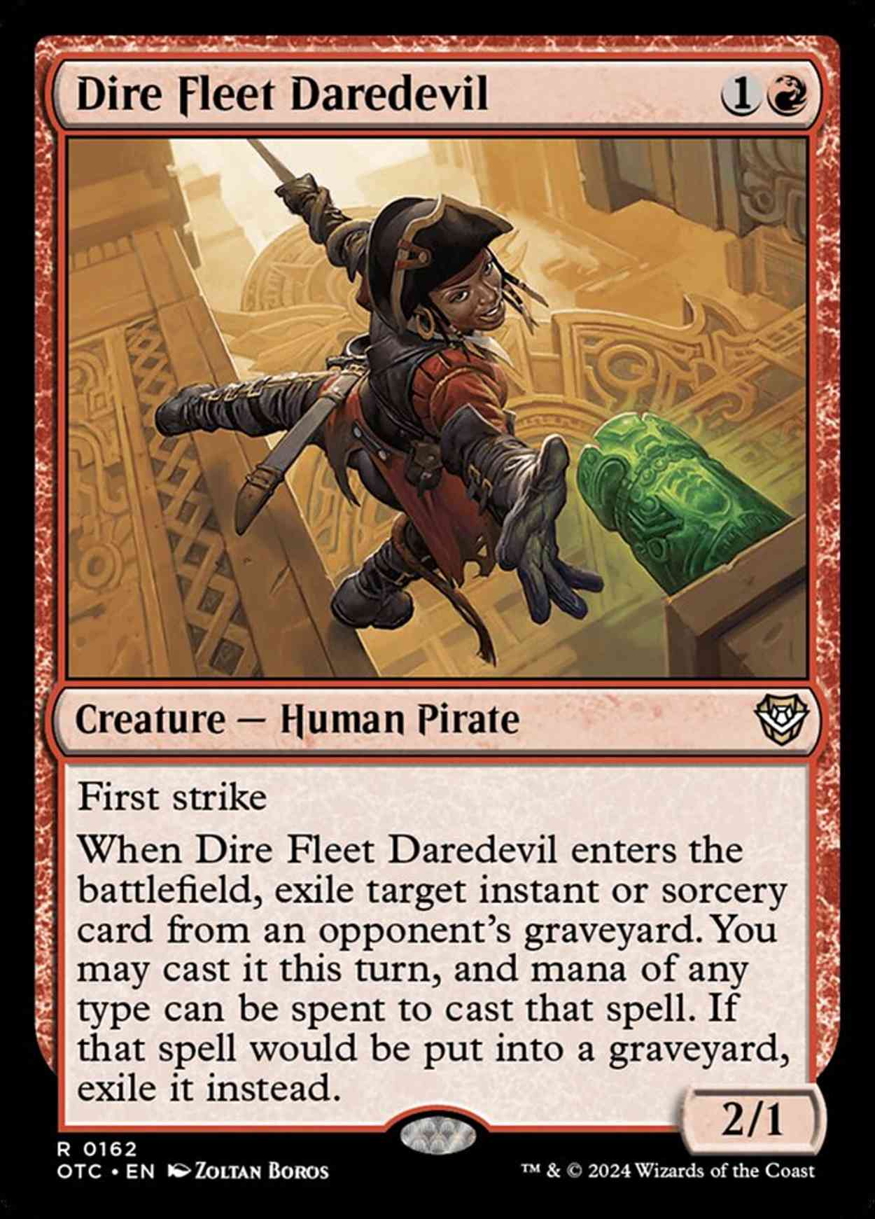Dire Fleet Daredevil magic card front