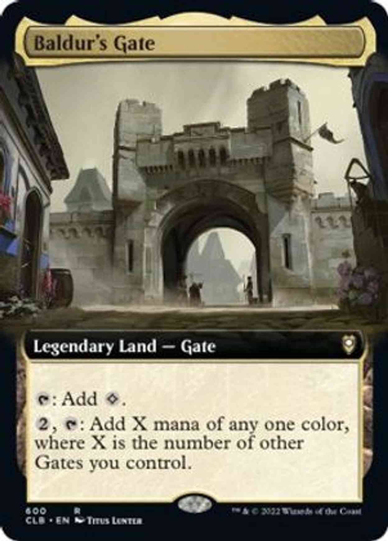 Baldur's Gate (Extended Art) magic card front
