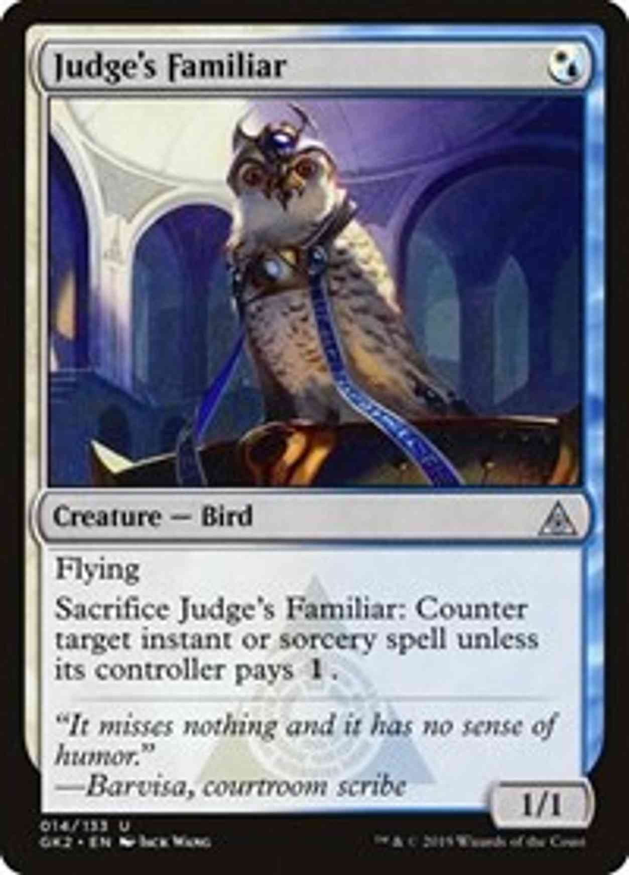 Judge's Familiar magic card front