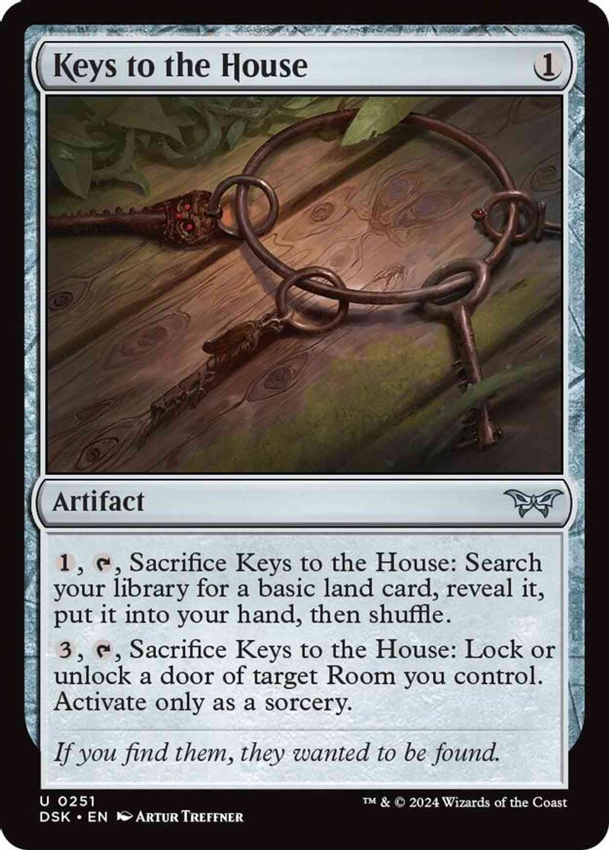 Keys to the House magic card front