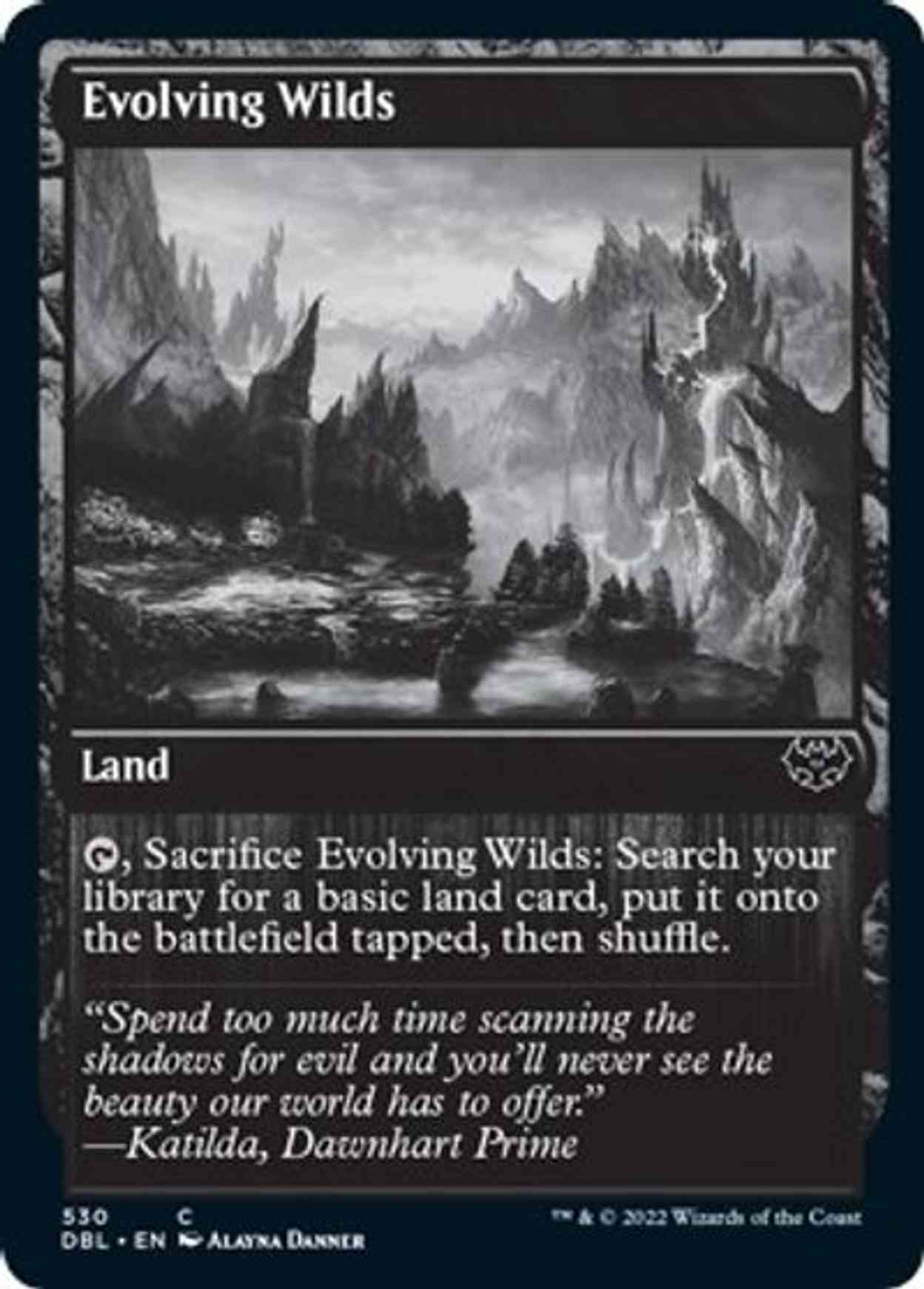 Evolving Wilds (530) magic card front