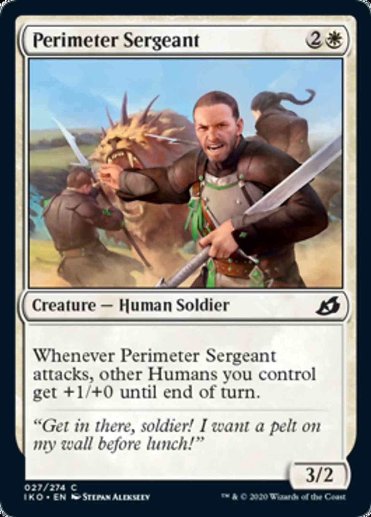 Perimeter Sergeant magic card front