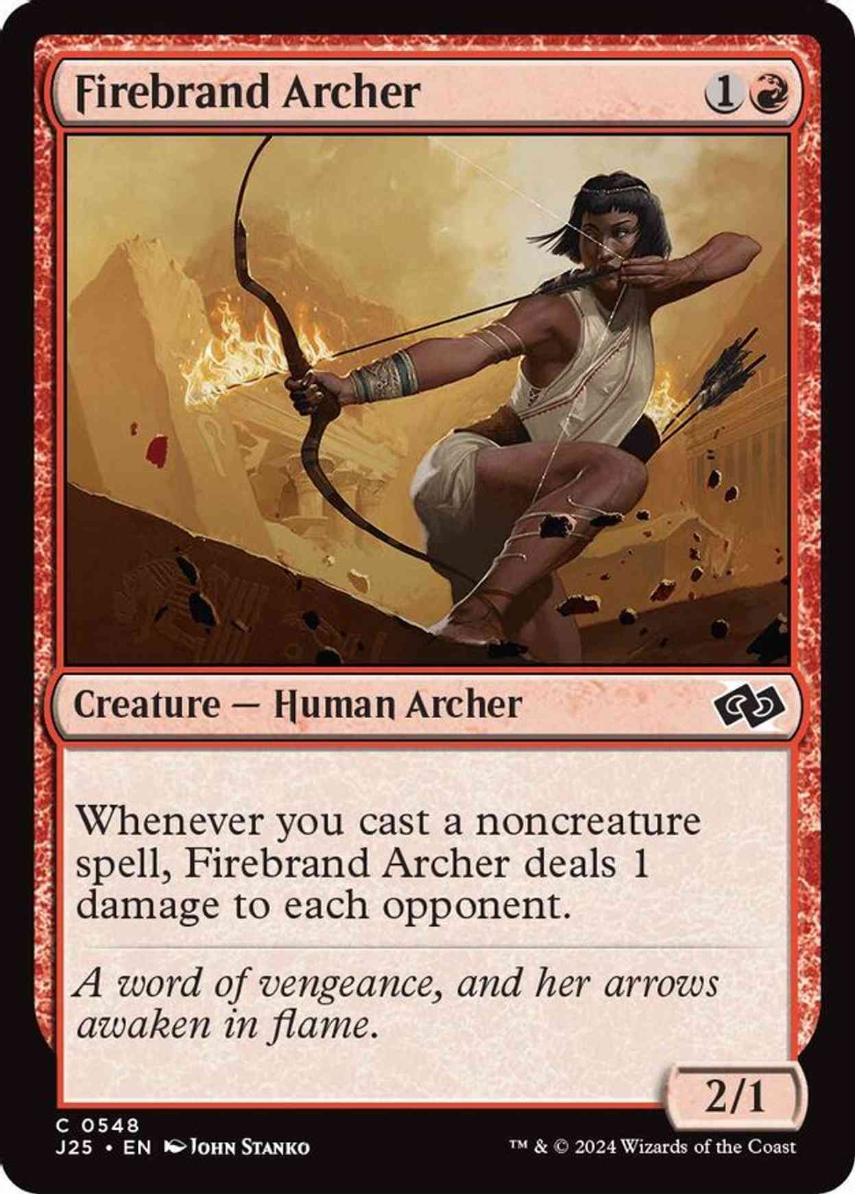 Firebrand Archer magic card front