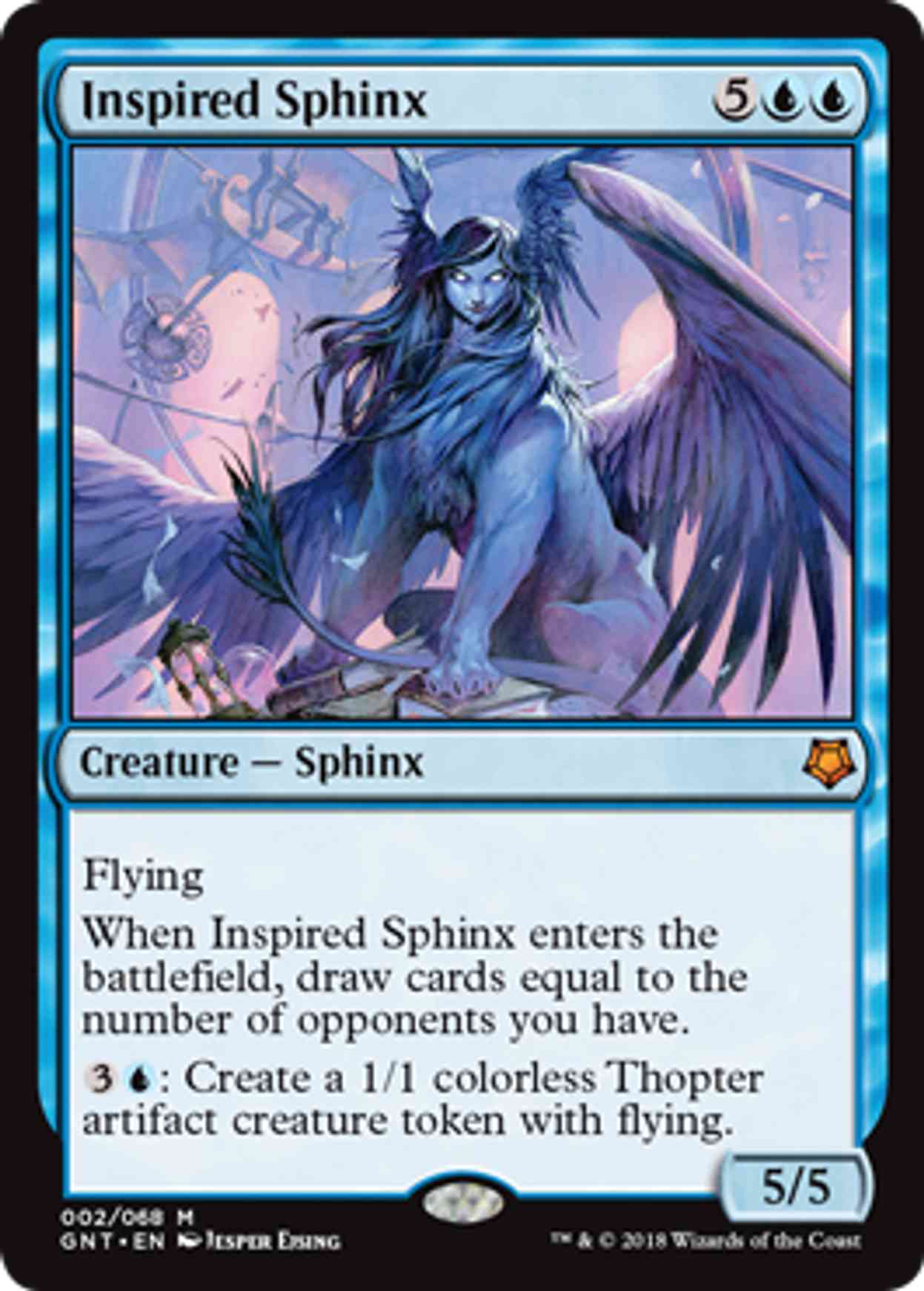 Inspired Sphinx magic card front