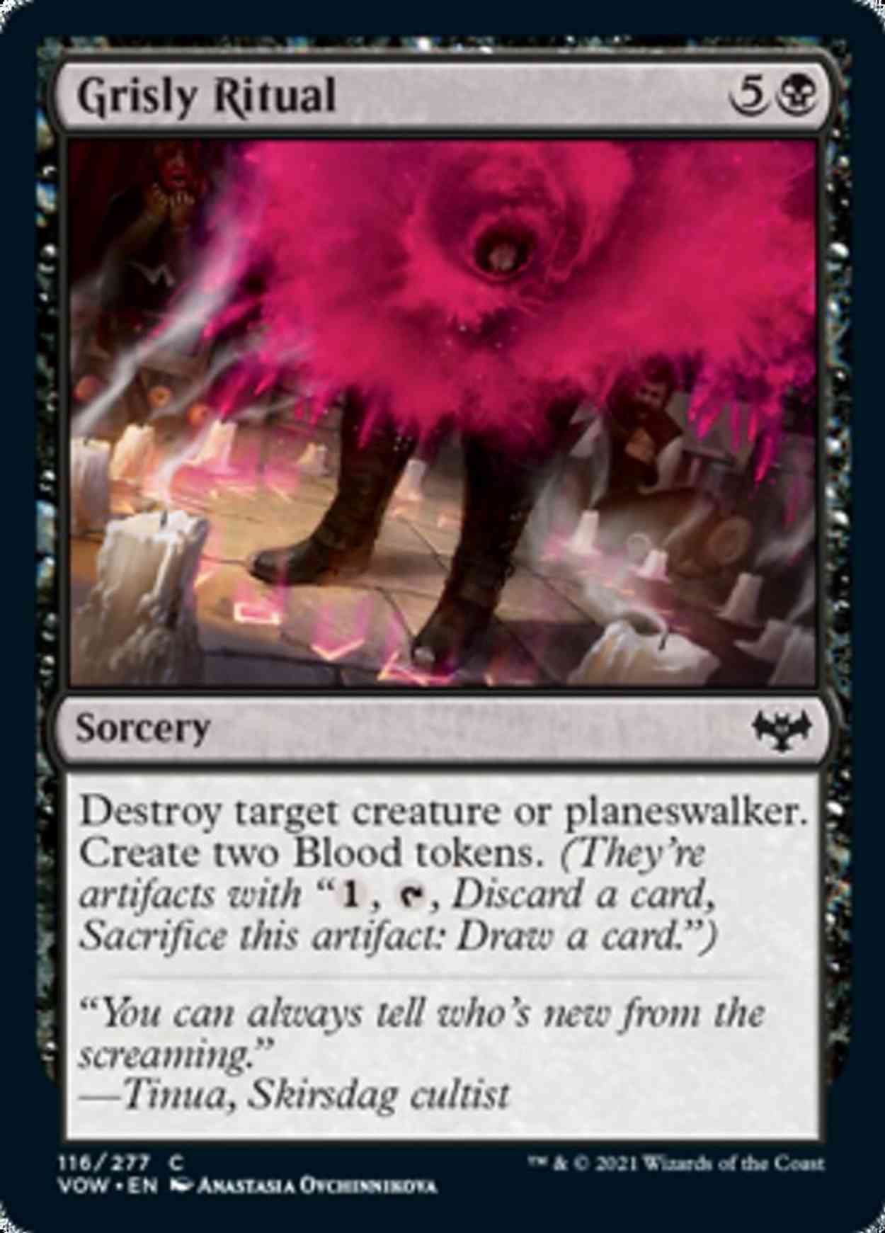 Grisly Ritual magic card front