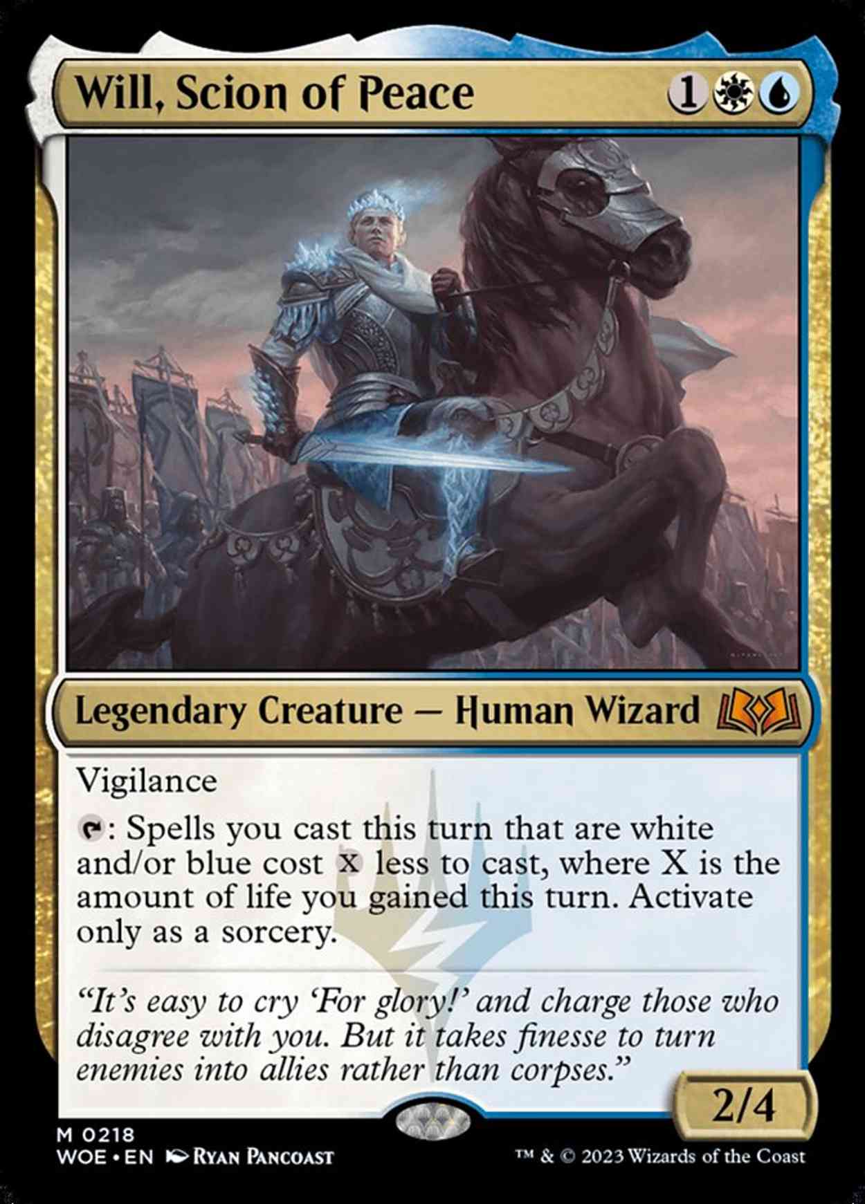 Will, Scion of Peace magic card front