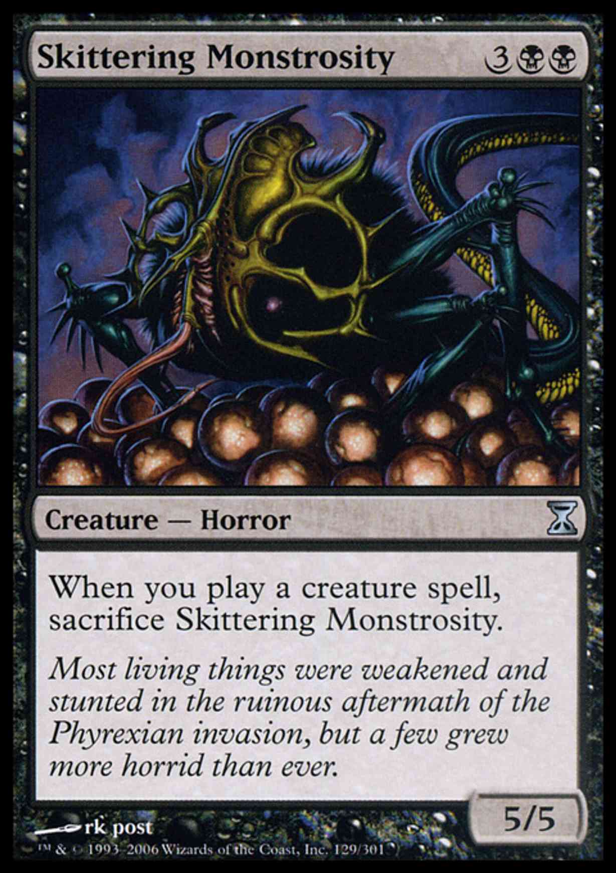Skittering Monstrosity magic card front