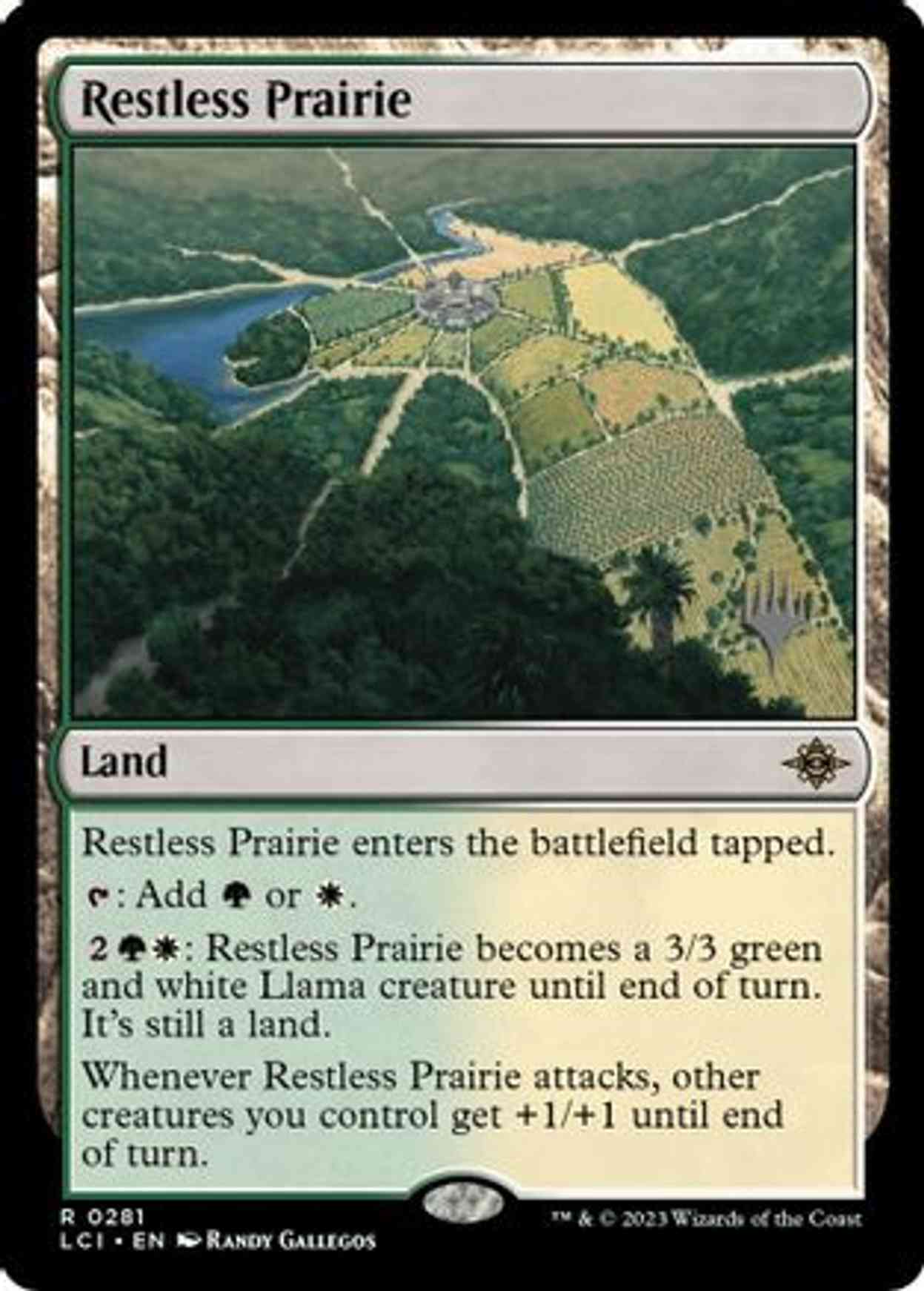 Restless Prairie magic card front