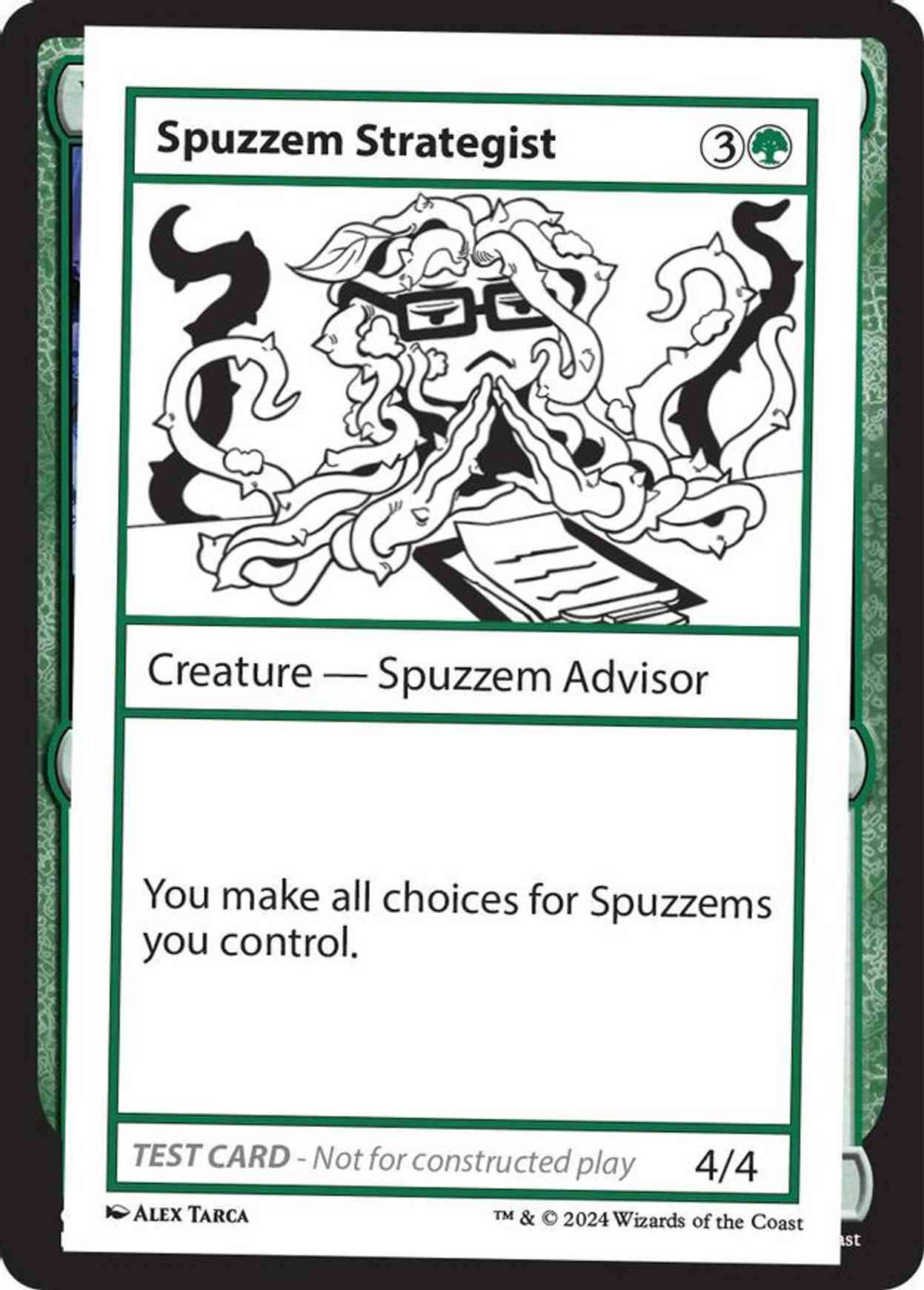 Spuzzem Strategist magic card front