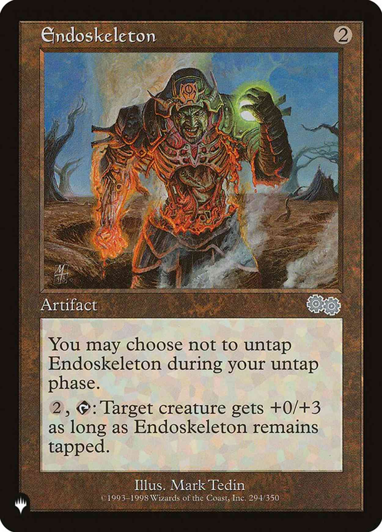 Endoskeleton magic card front