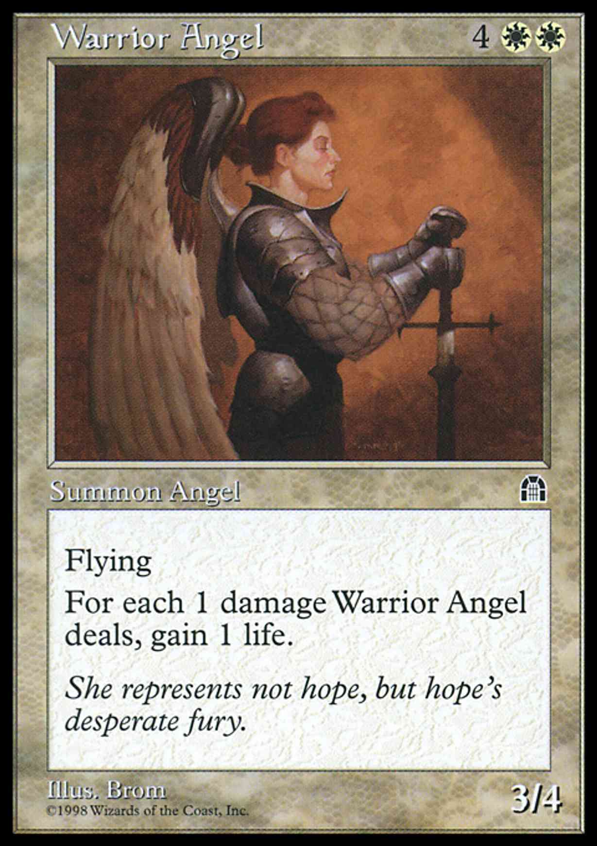 Warrior Angel magic card front