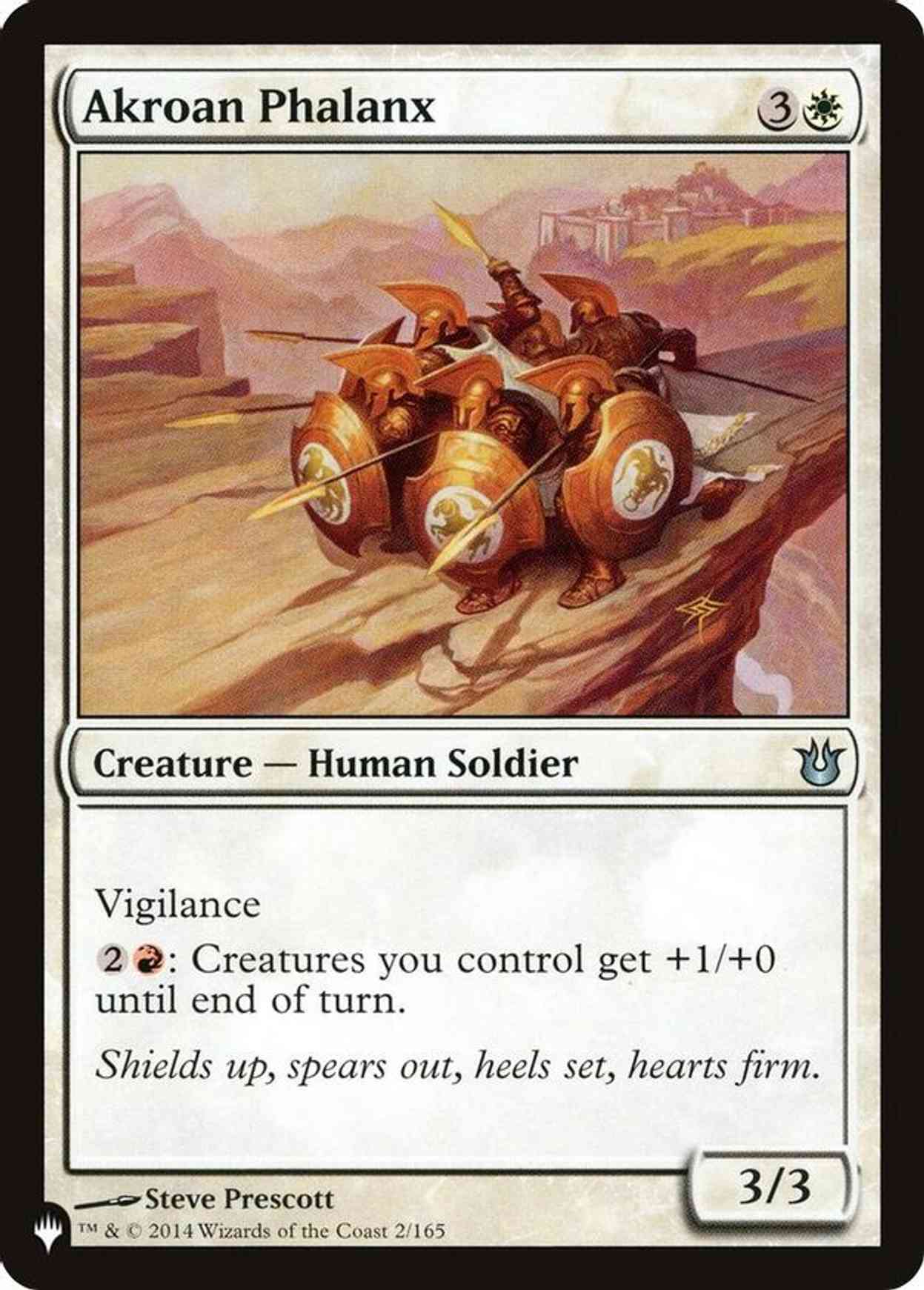 Akroan Phalanx magic card front