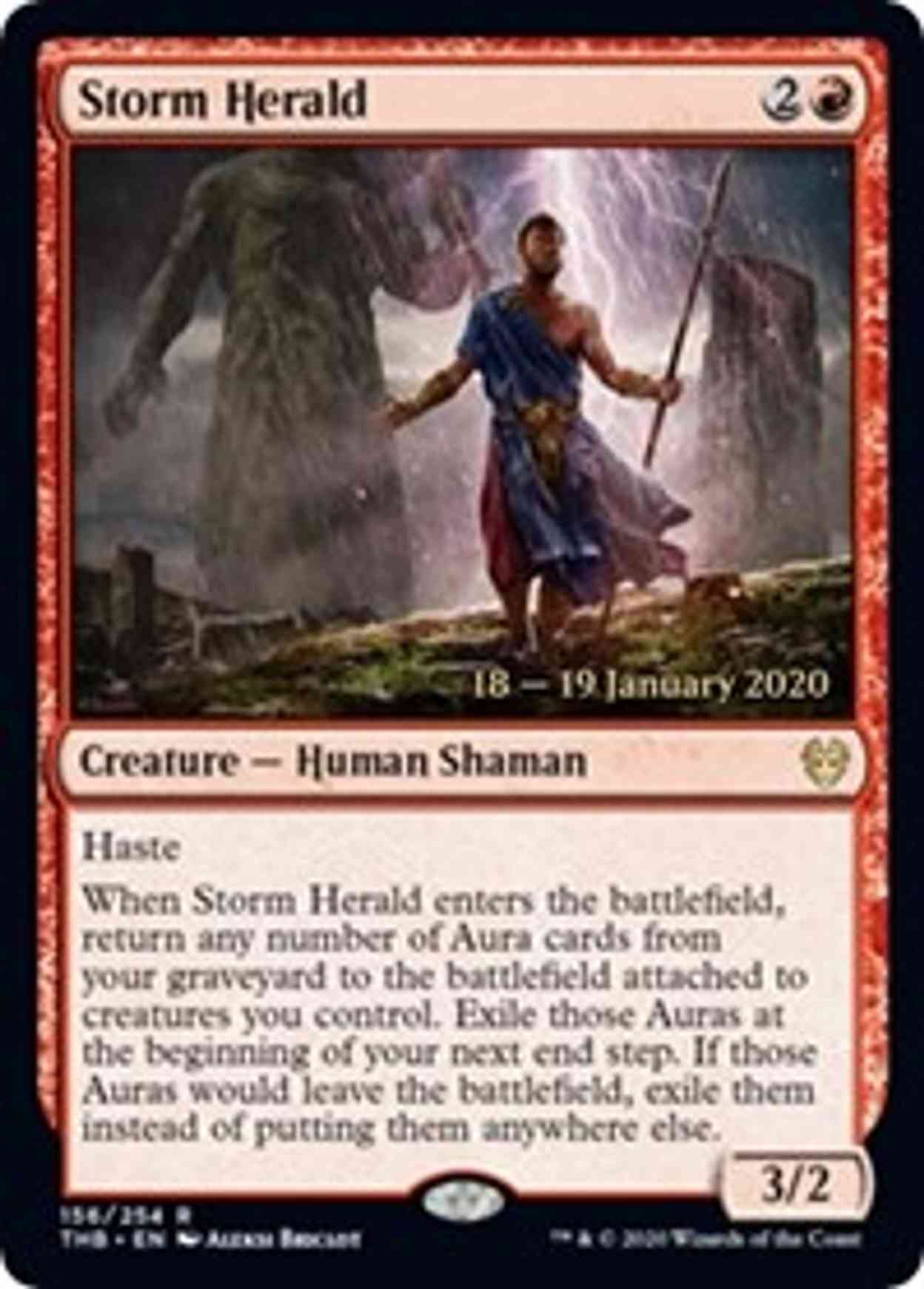 Storm Herald magic card front