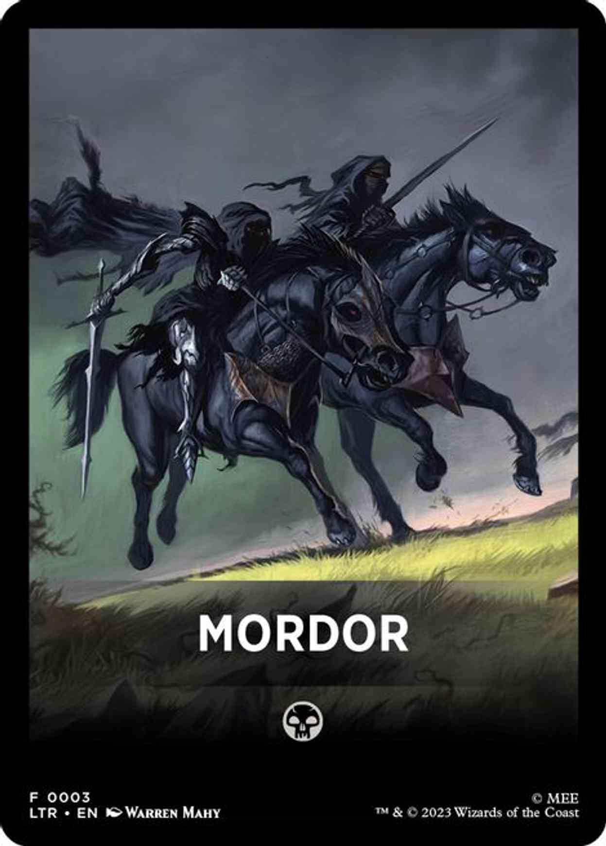 Mordor Theme Card magic card front