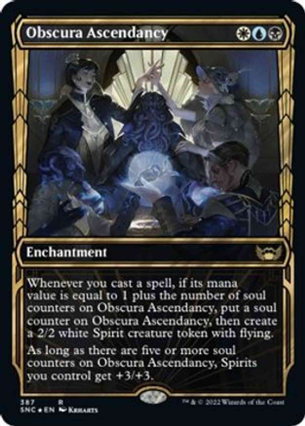 Obscura Ascendancy (Gilded Foil) magic card front
