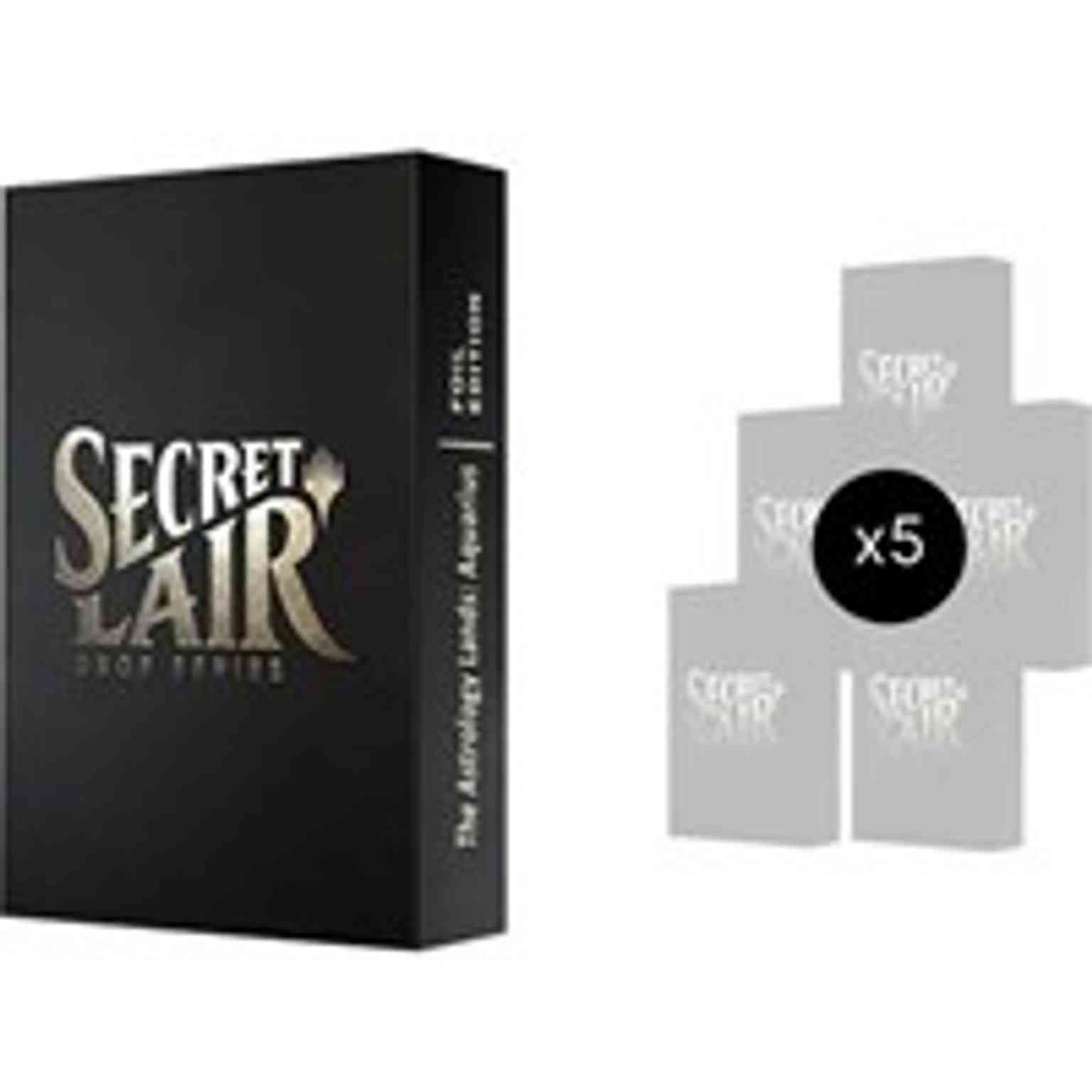 Secret Lair Drop: Astrology Lands (Aquarius) Bundle - Foil magic card front