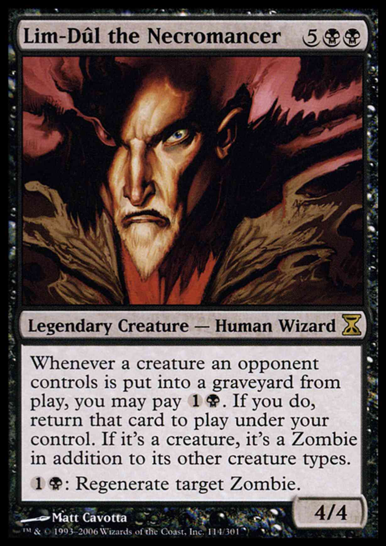 Lim-Dul the Necromancer magic card front