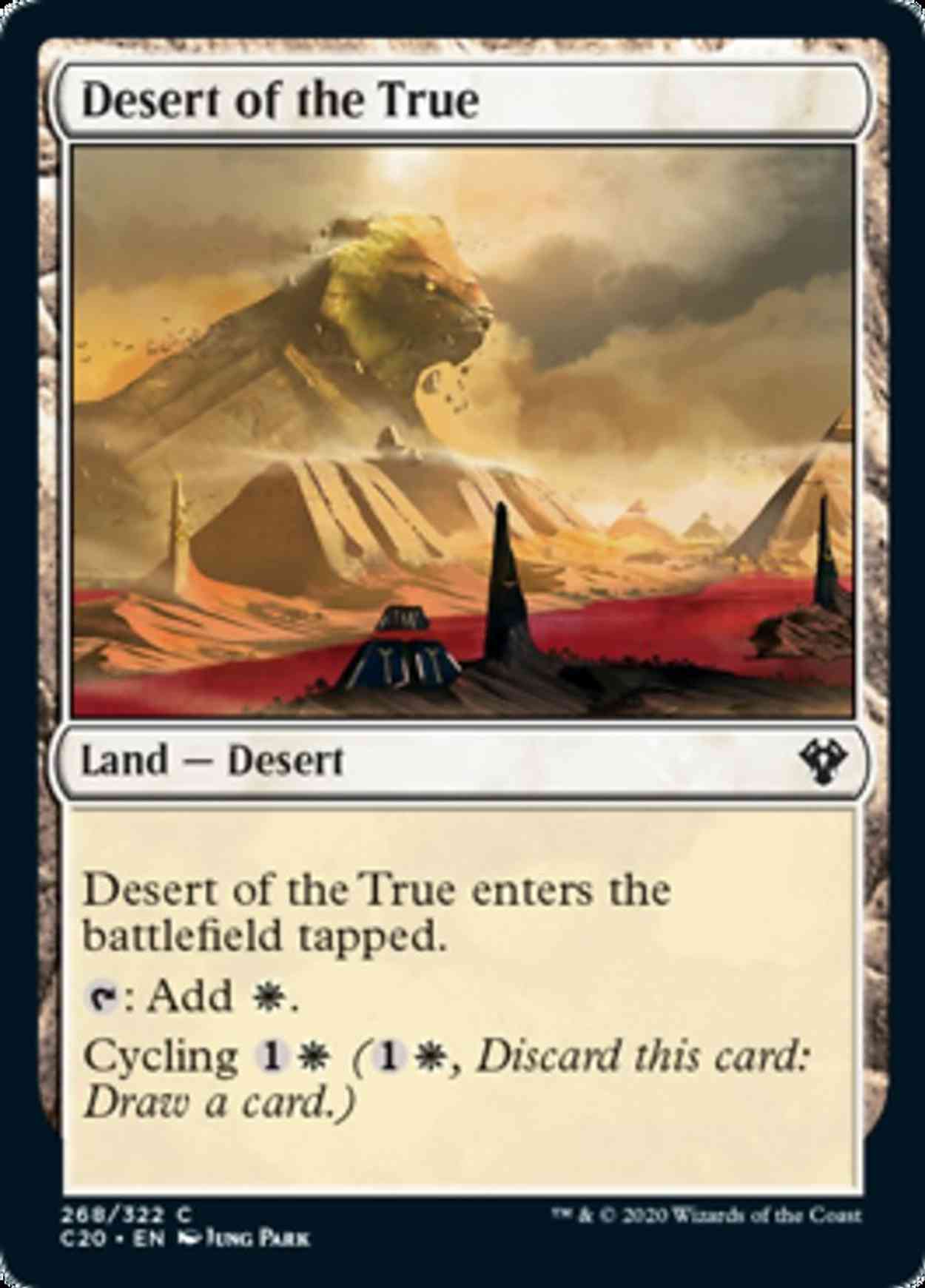 Desert of the True magic card front