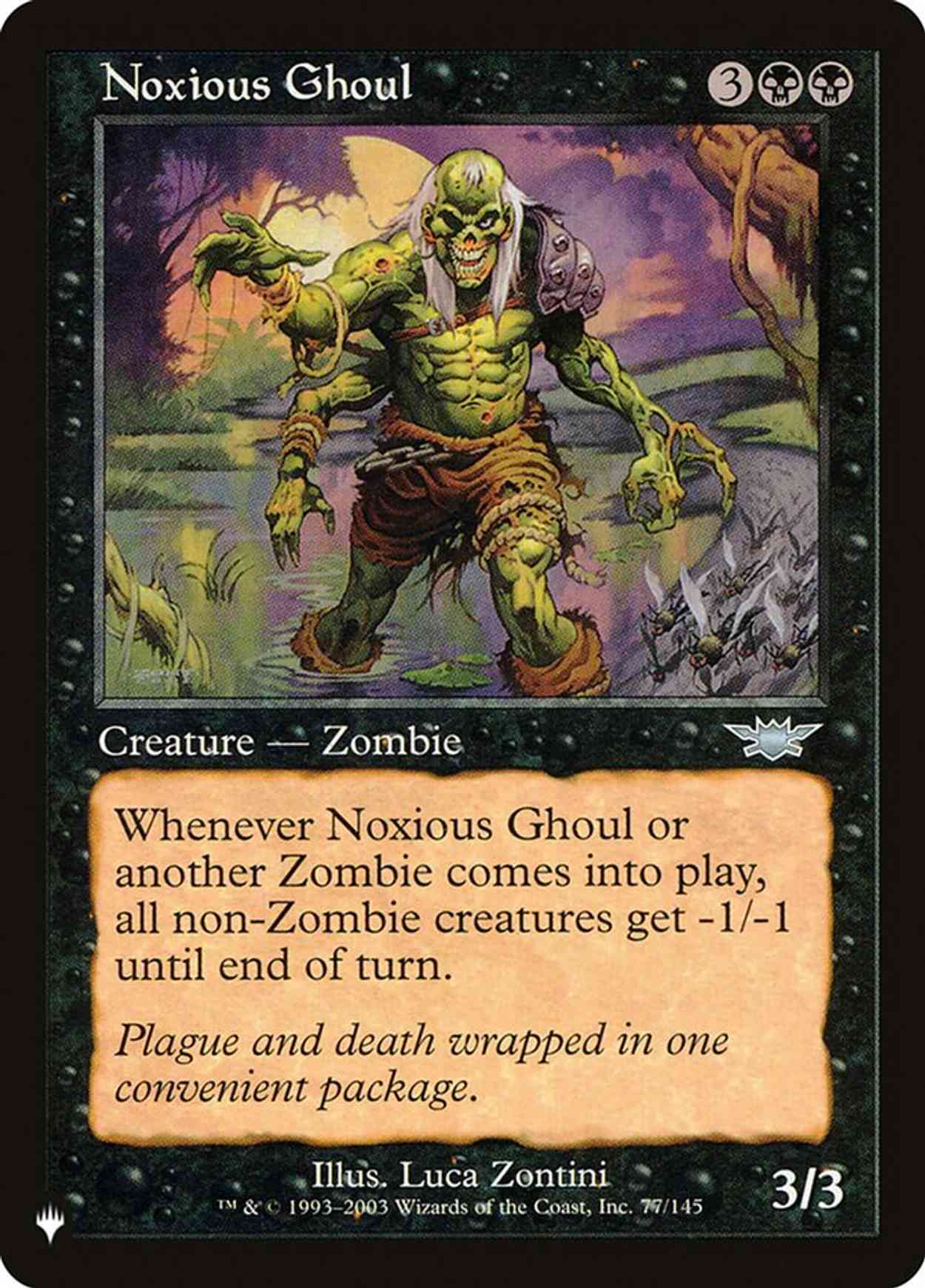 Noxious Ghoul magic card front