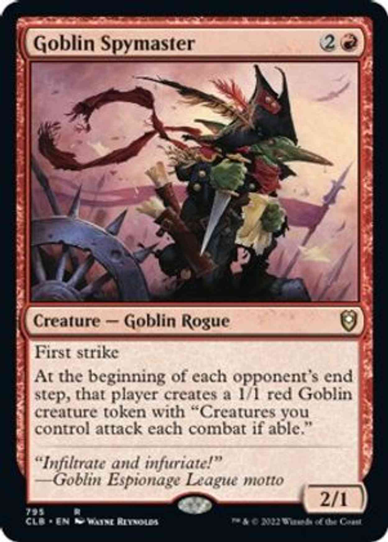 Goblin Spymaster magic card front
