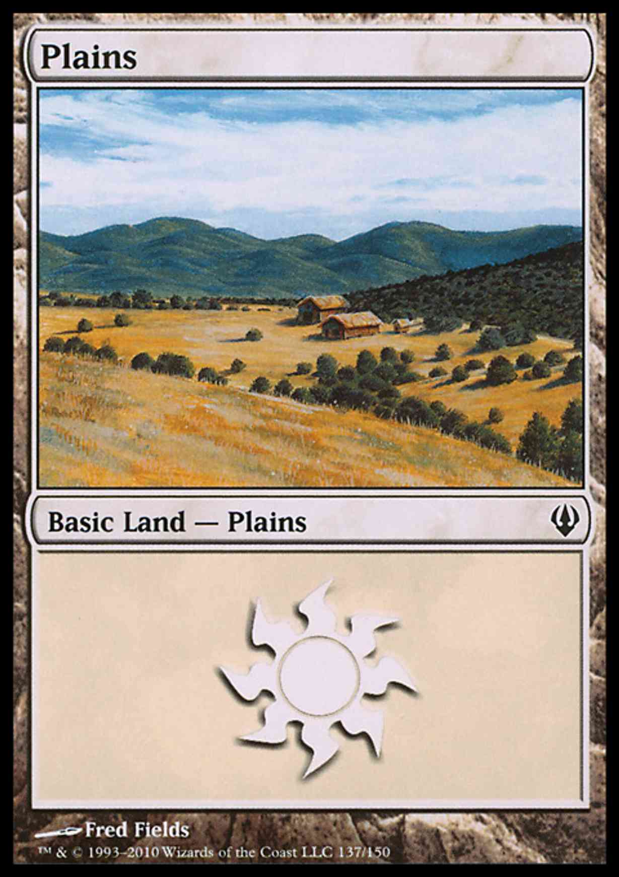 Plains (137) magic card front
