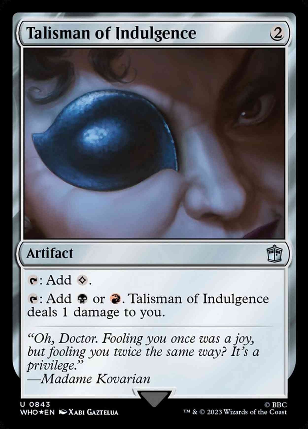 Talisman of Indulgence (Surge Foil) magic card front