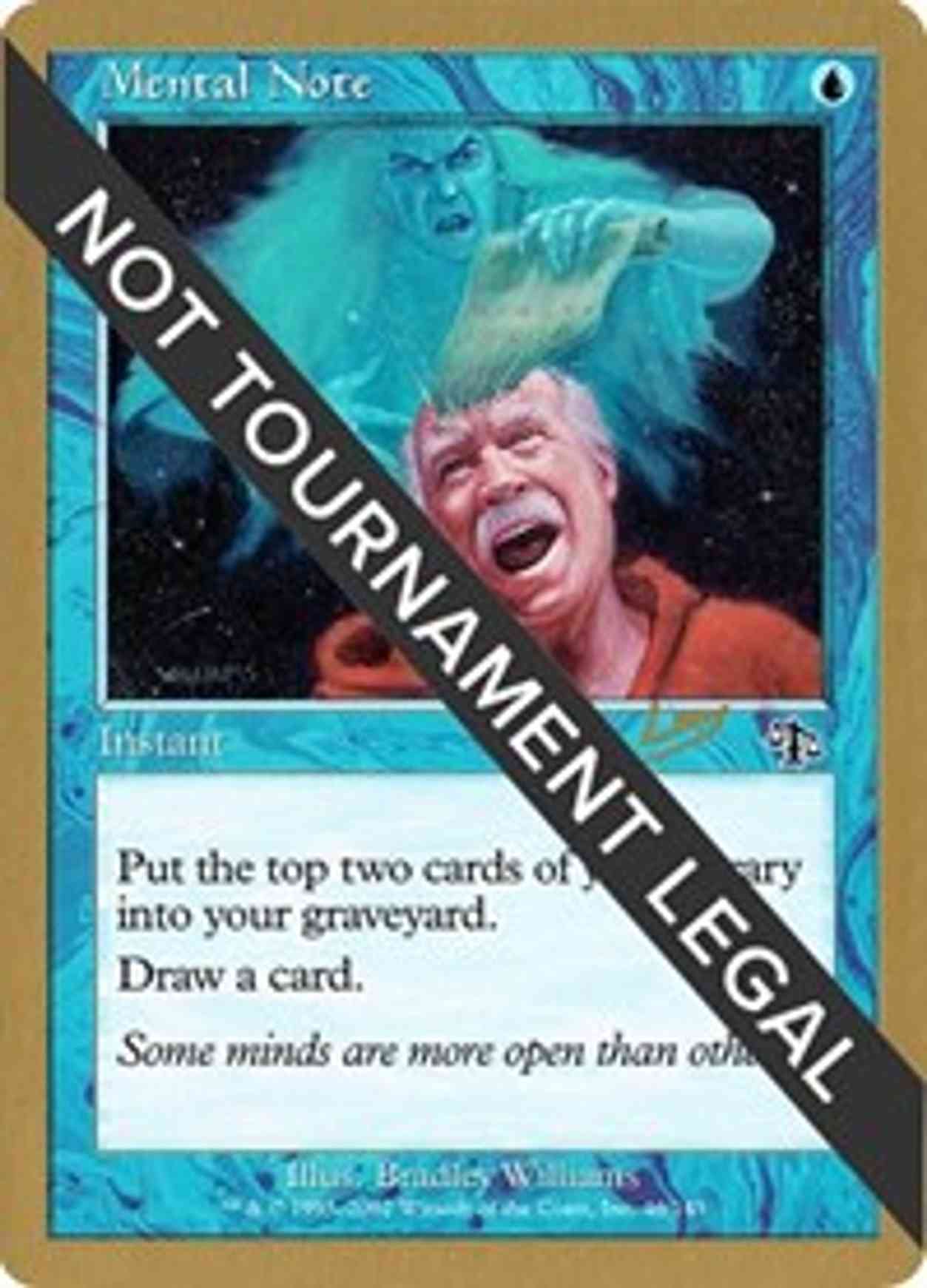 Mental Note - 2002 Raphael Levy (JUD) magic card front