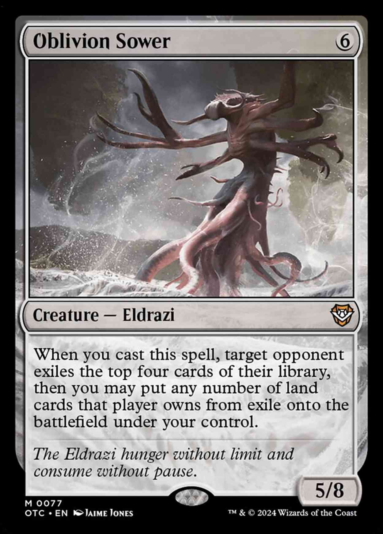 Oblivion Sower magic card front