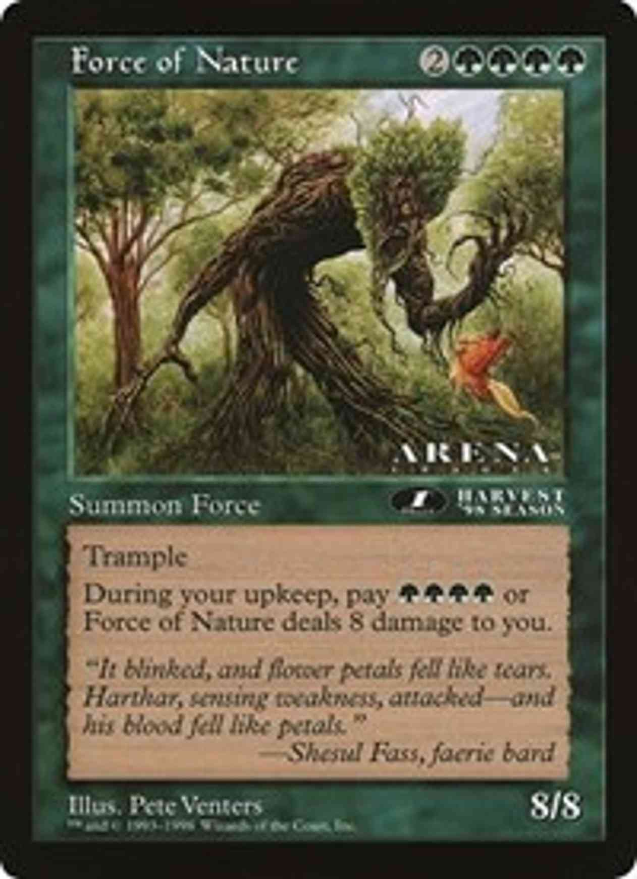 Force of Nature (Oversized) magic card front