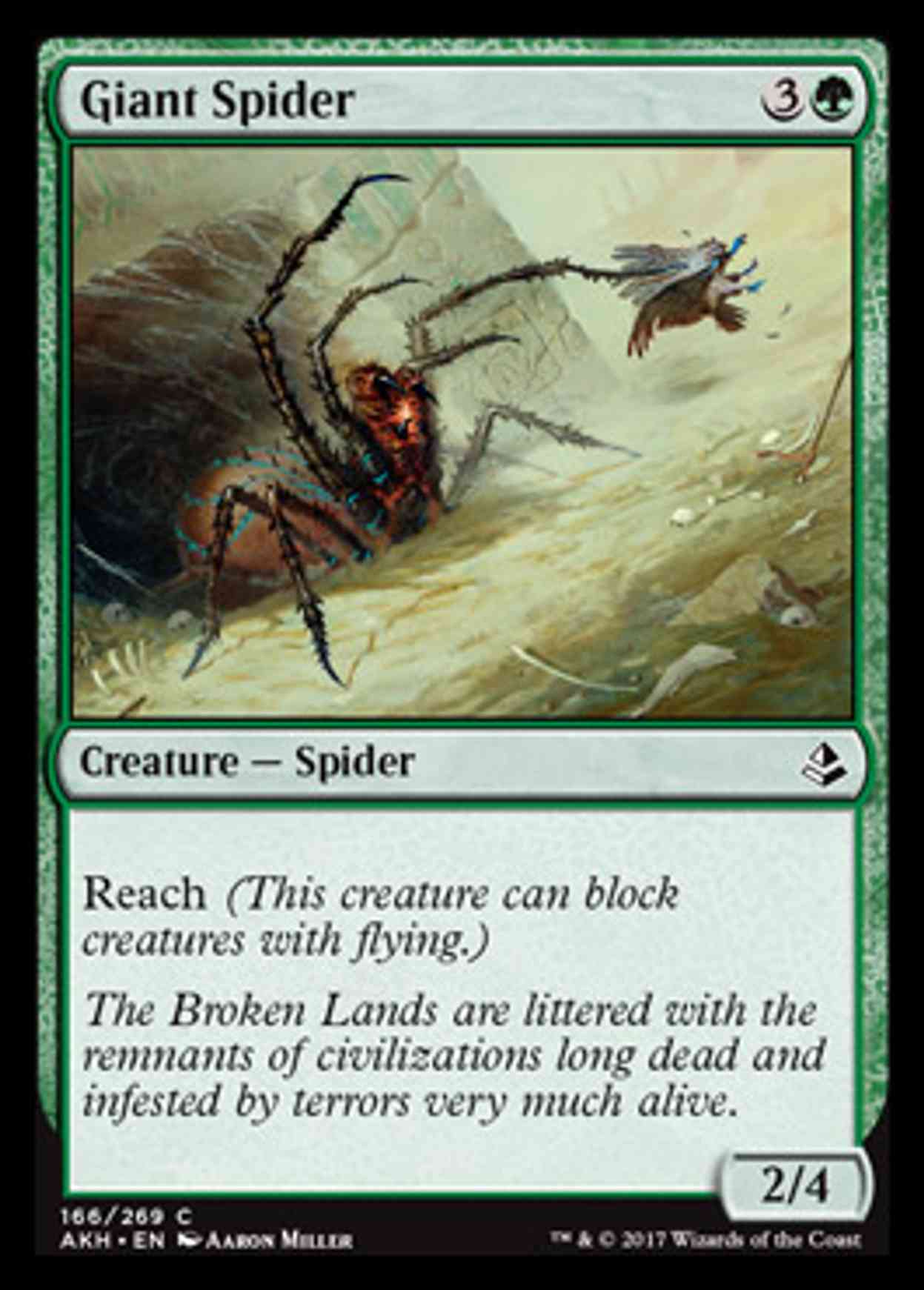 Giant Spider magic card front