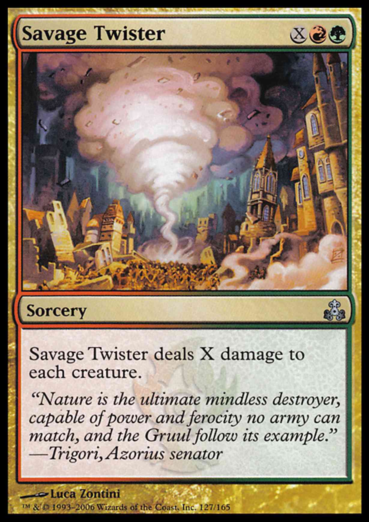 Savage Twister magic card front