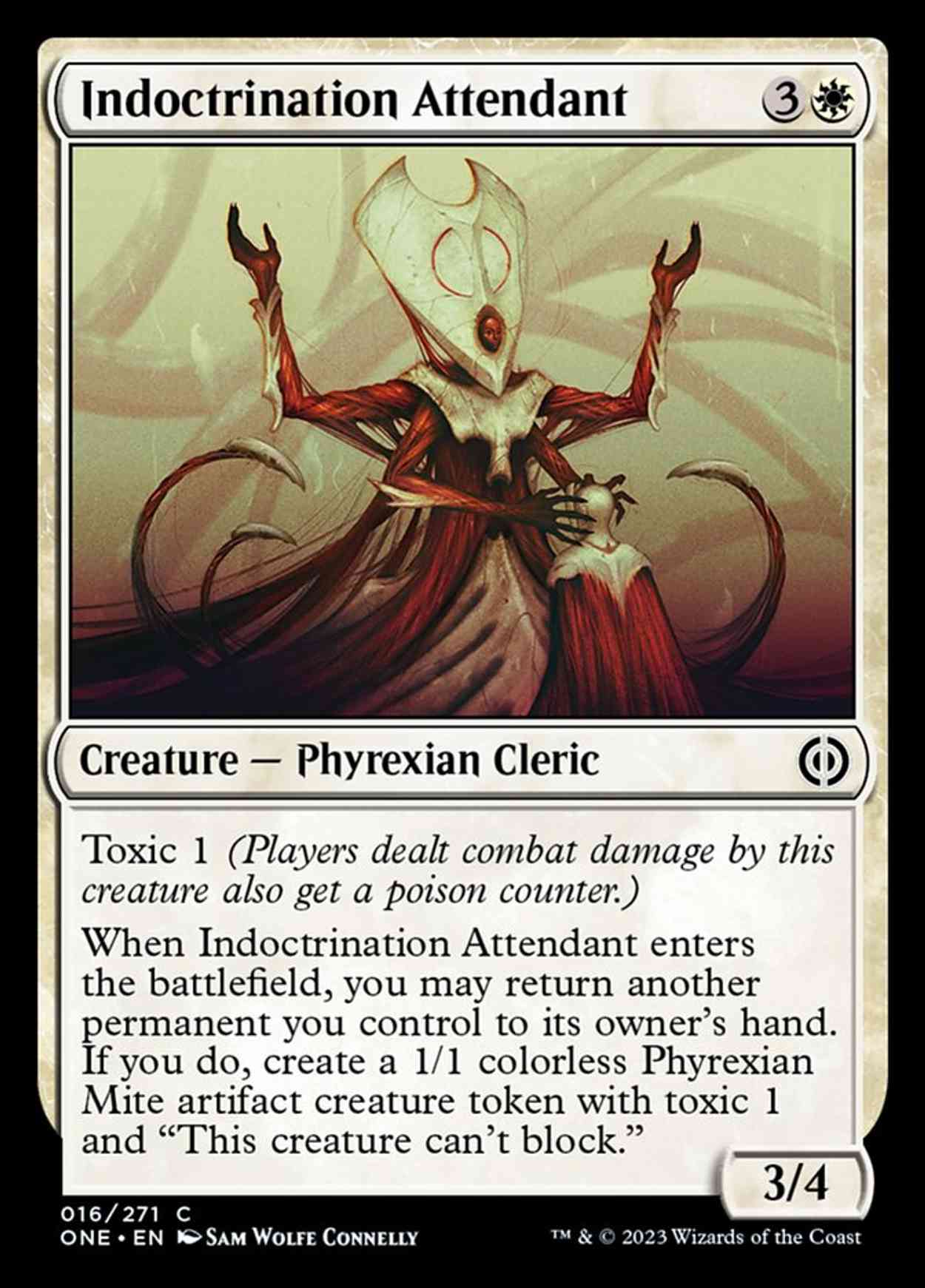 Indoctrination Attendant magic card front