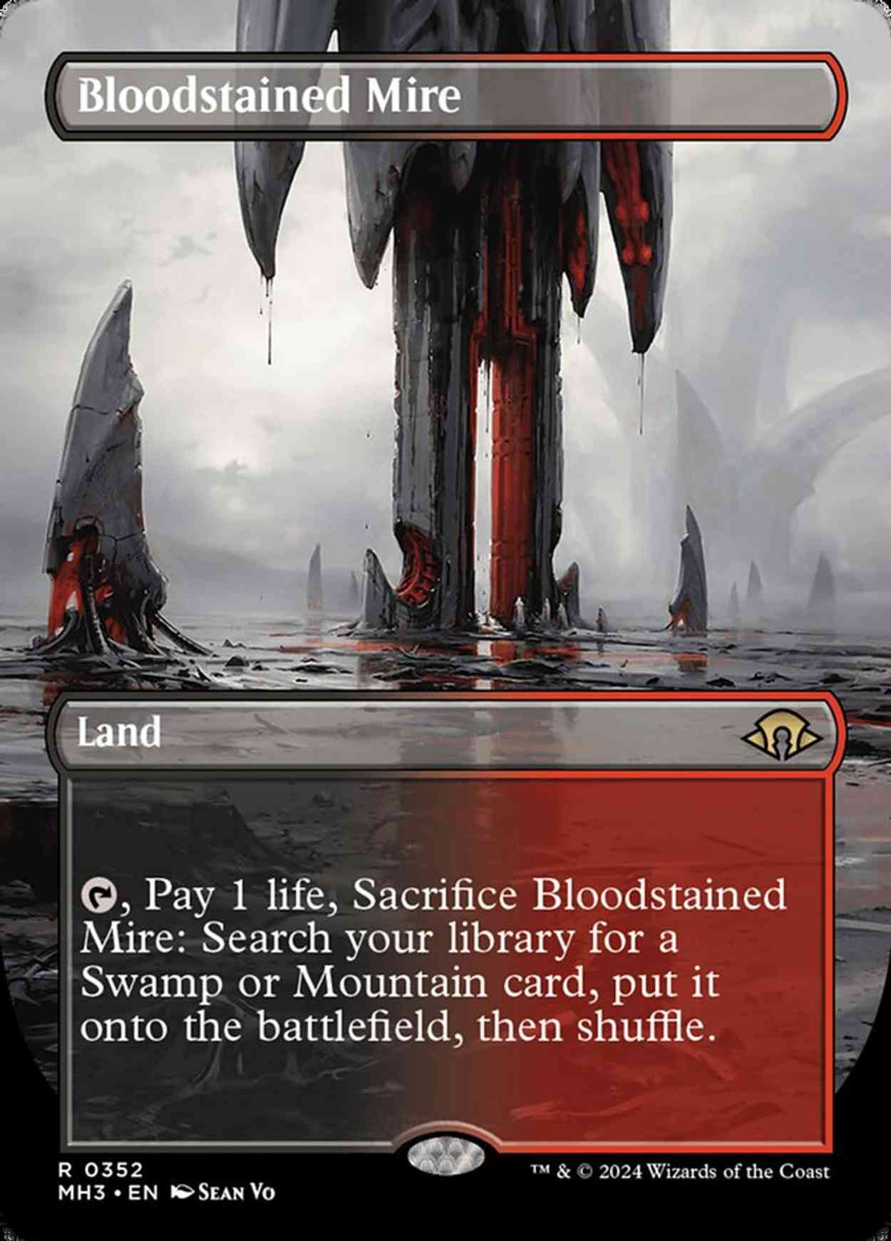 Bloodstained Mire (Borderless) magic card front