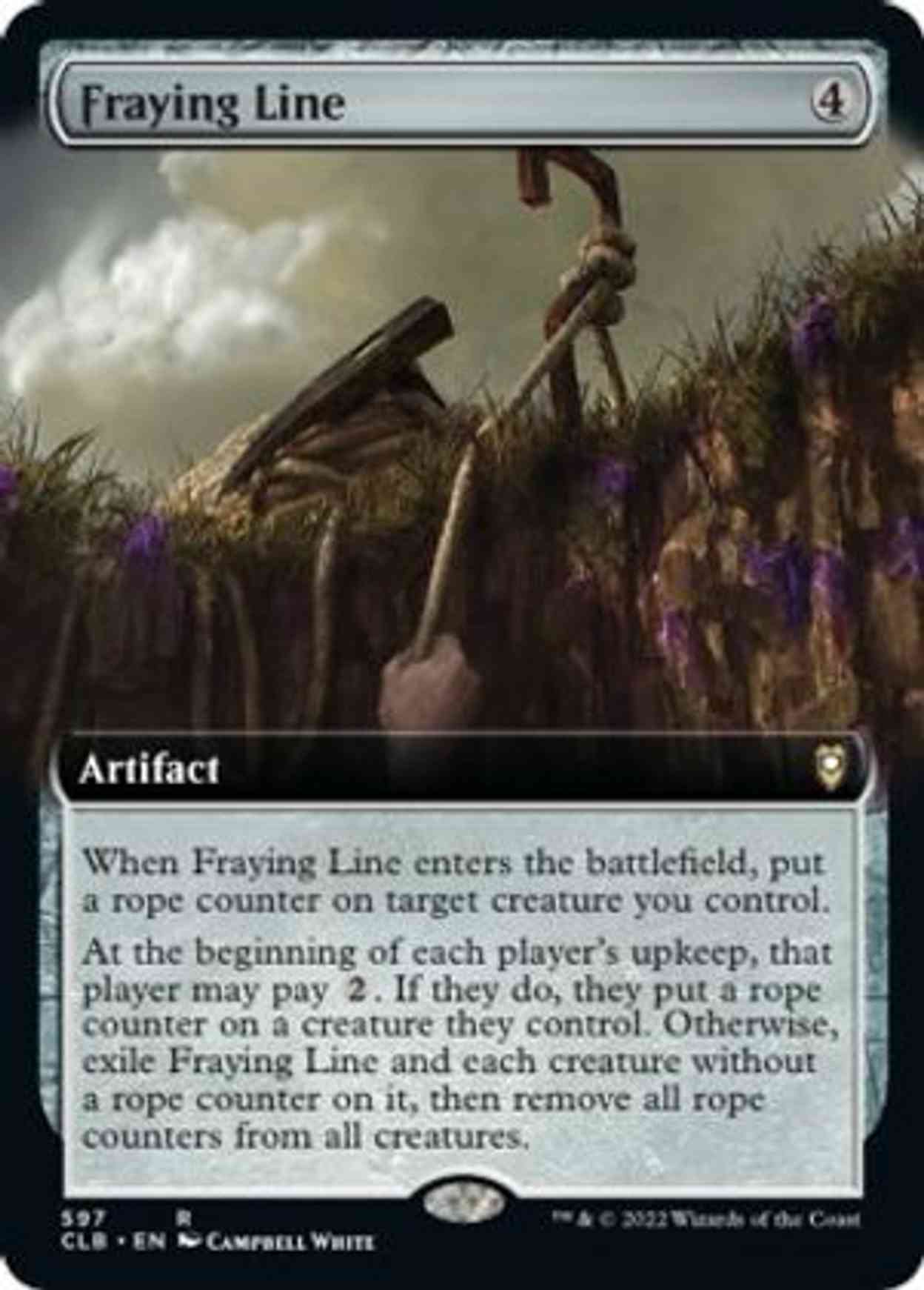 Fraying Line (Extended Art) magic card front
