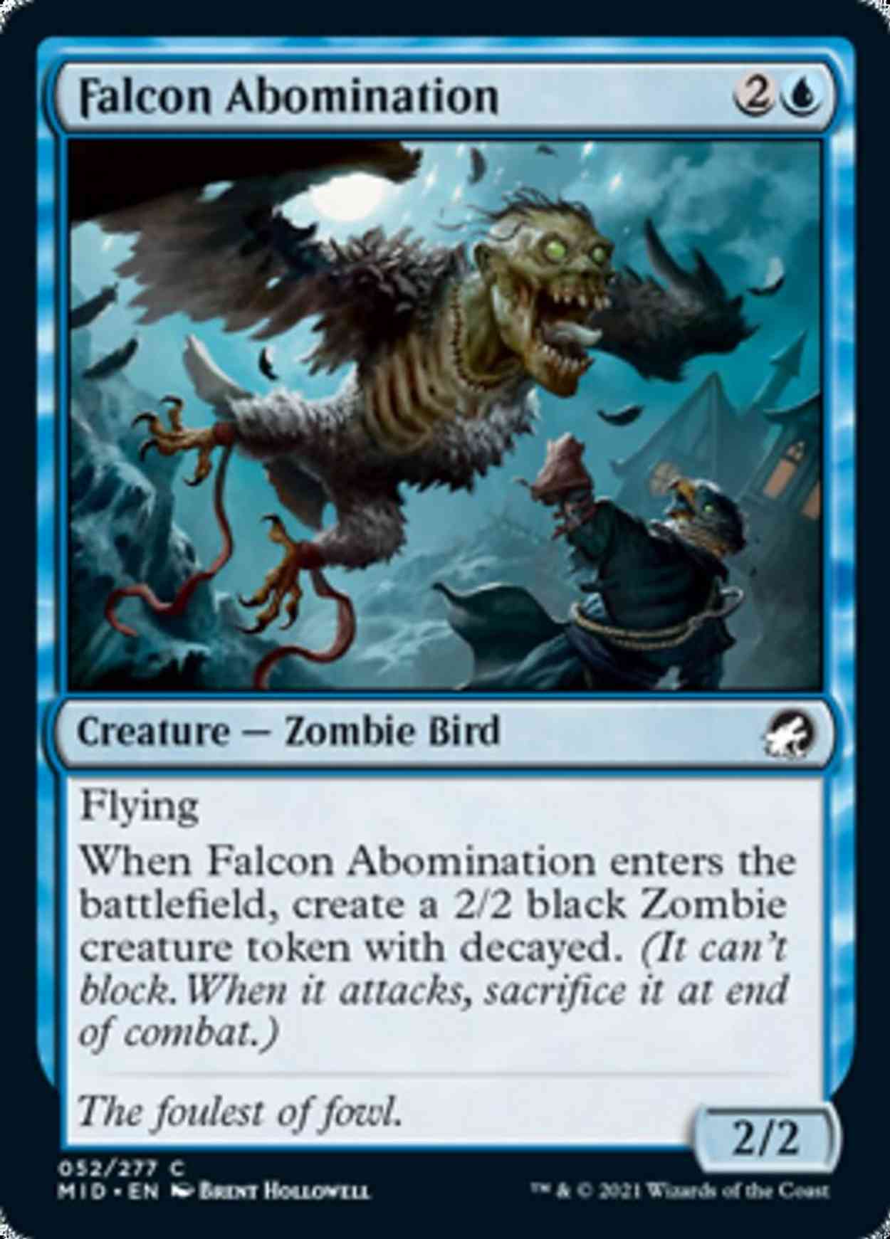 Falcon Abomination magic card front
