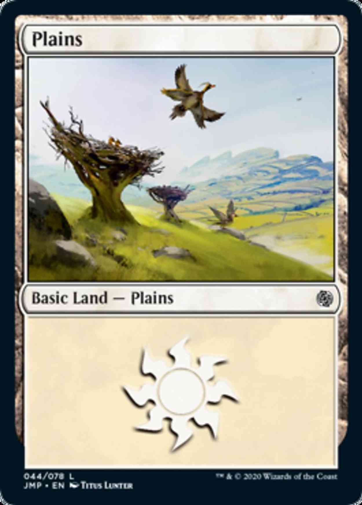 Plains (44) magic card front