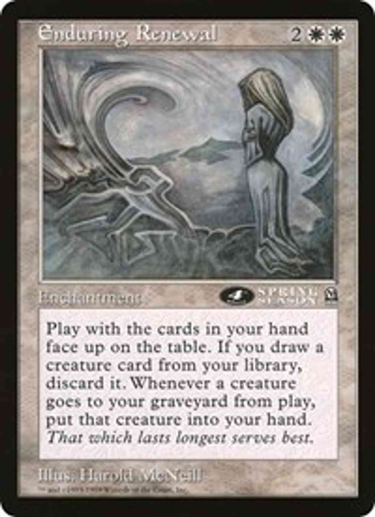 Enduring Renewal (4th Place) (Oversized) magic card front