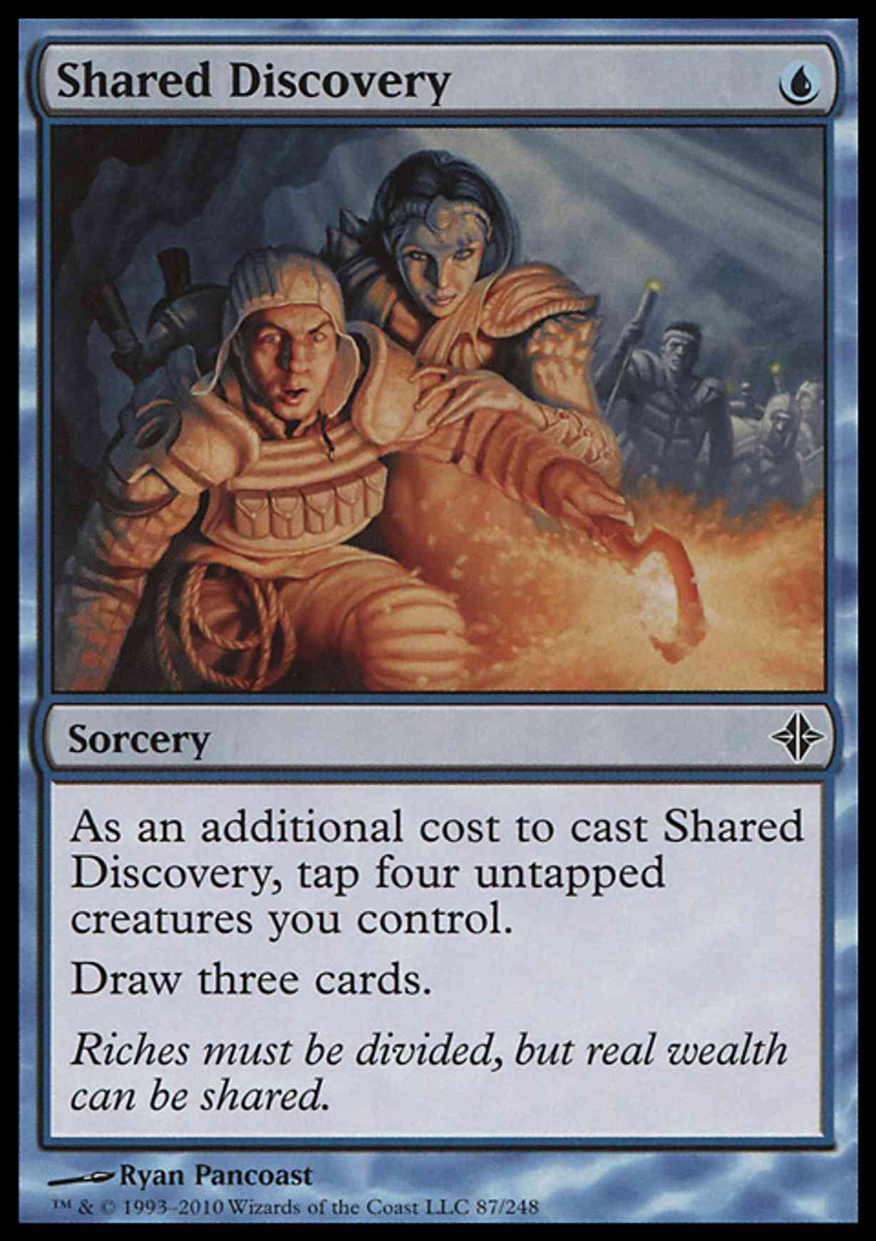 Shared Discovery magic card front