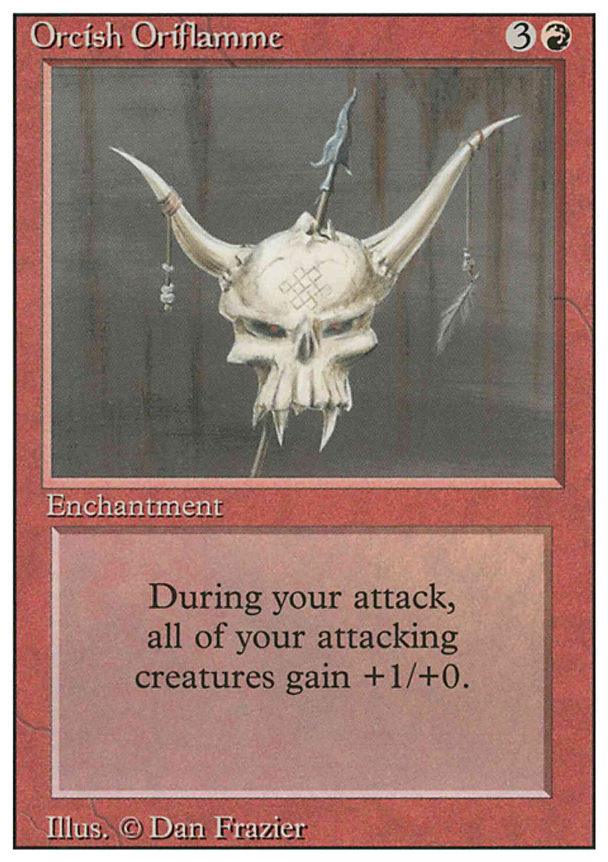 Orcish Oriflamme magic card front