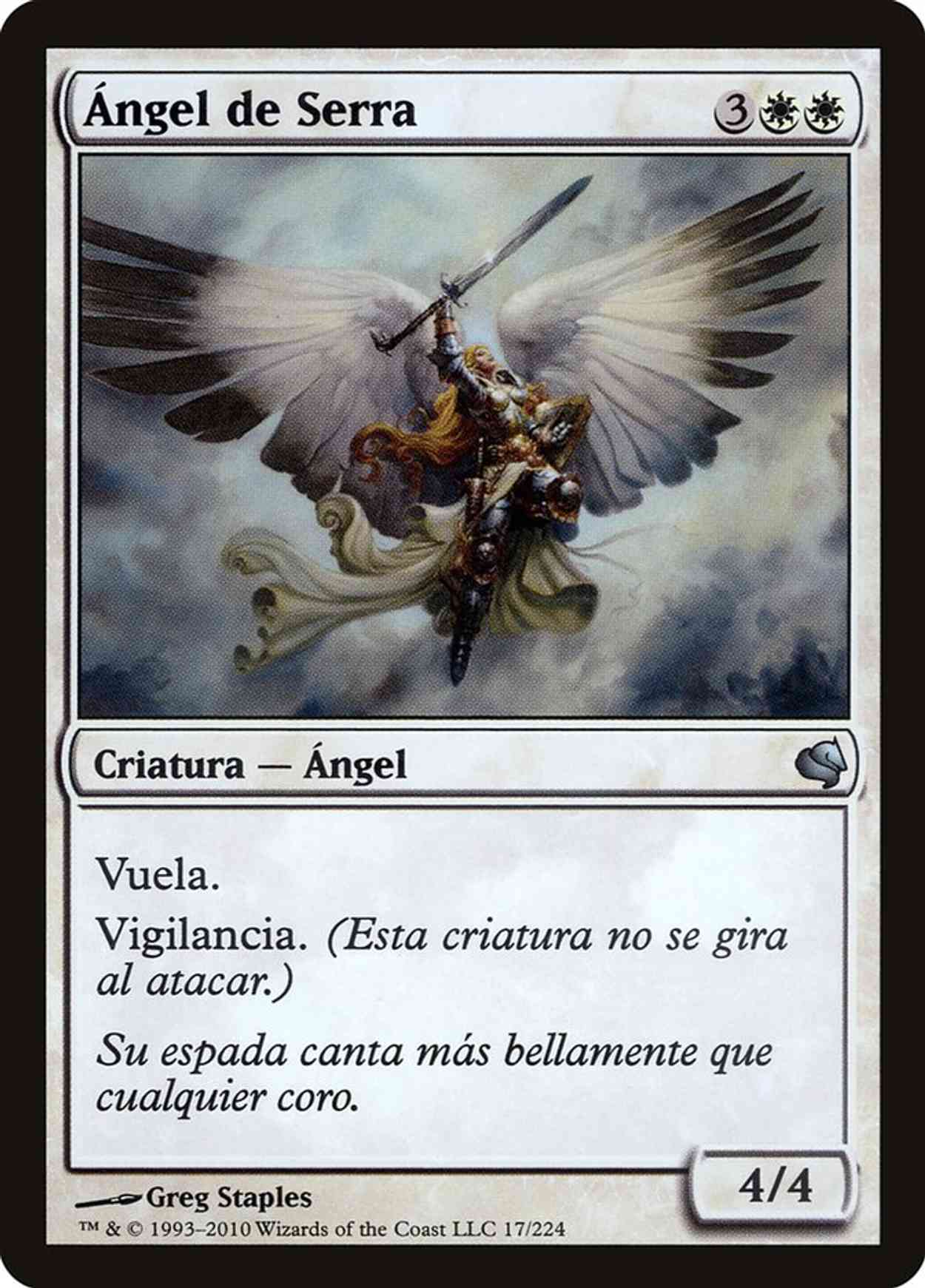 Serra Angel (Retro Frame) magic card front