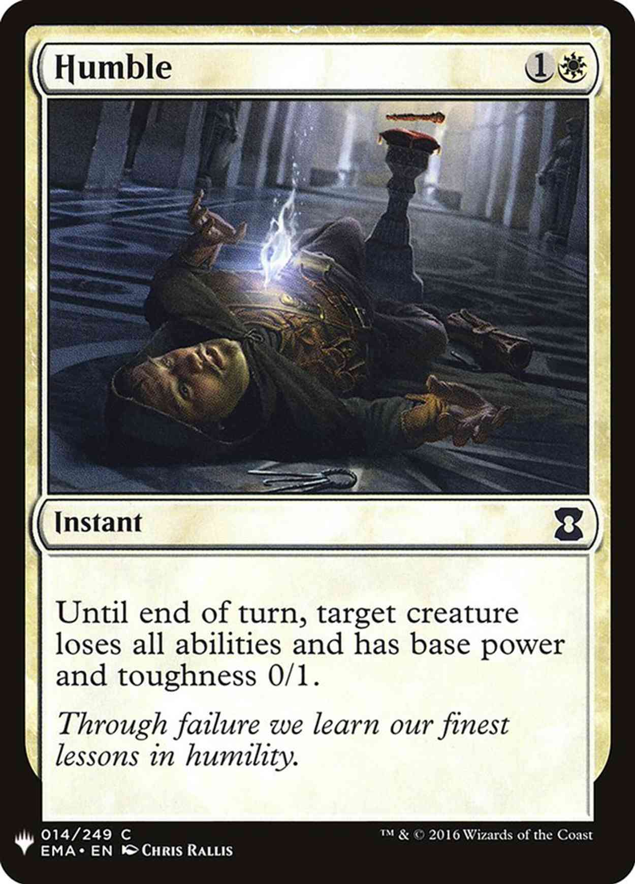 Humble magic card front