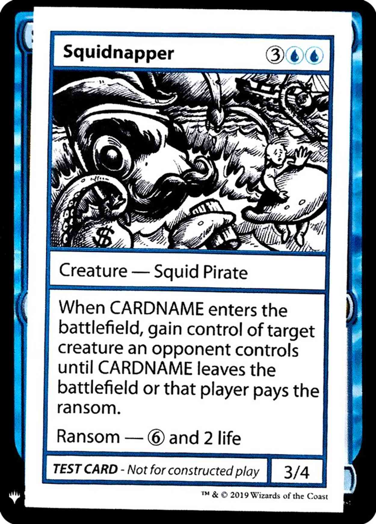 Squidnapper magic card front