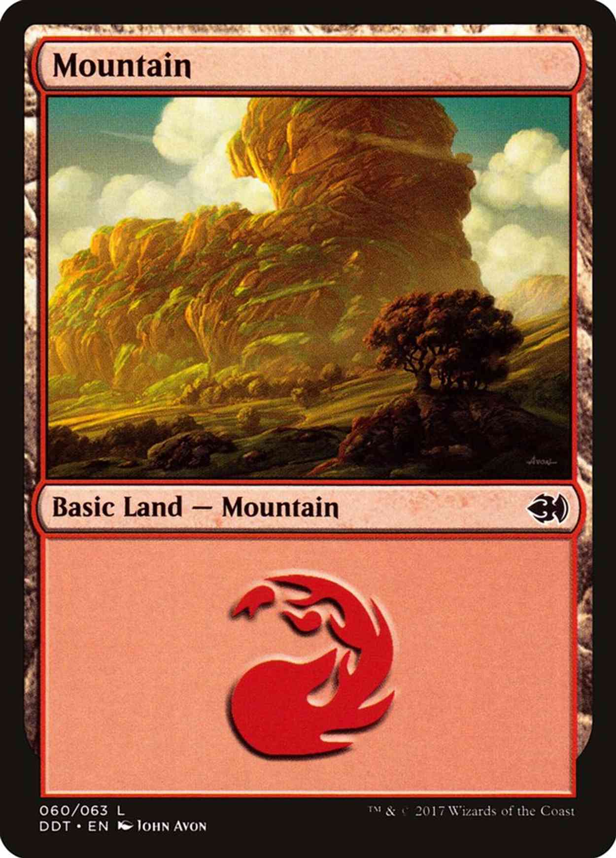 Mountain (60) magic card front