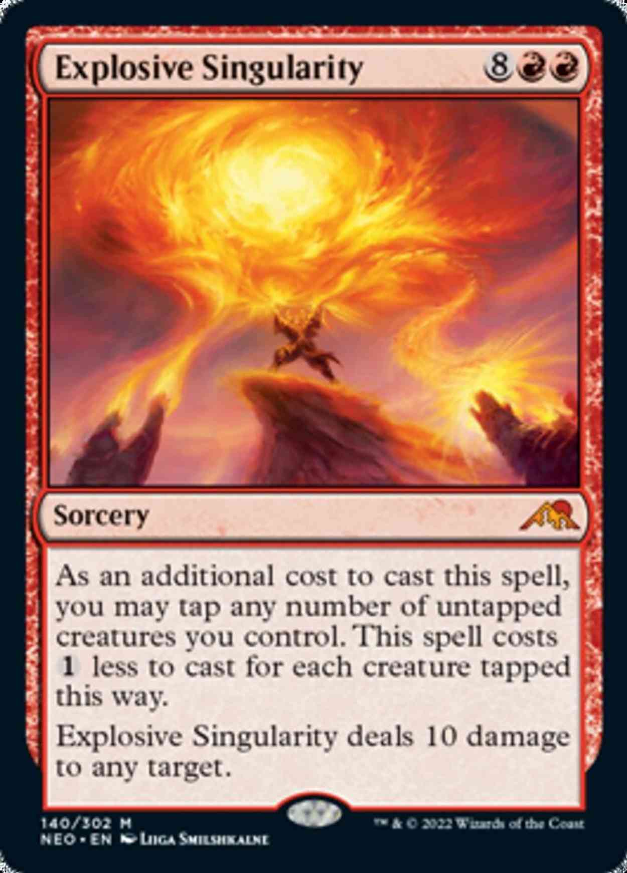 Explosive Singularity magic card front