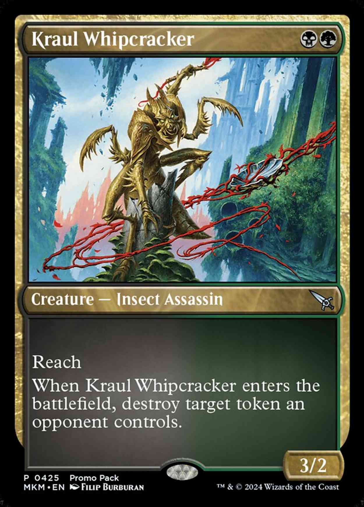 Kraul Whipcracker magic card front