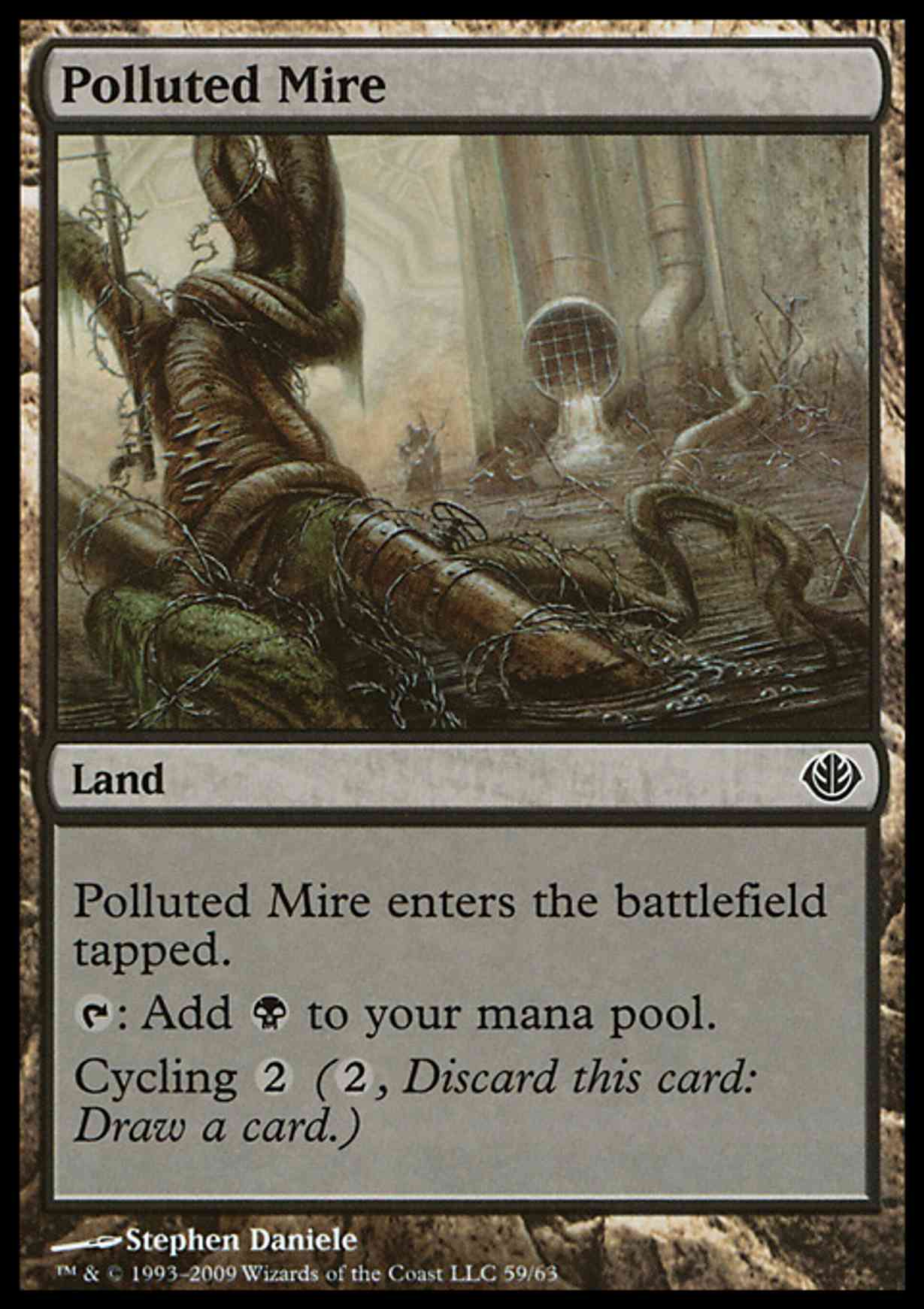 Polluted Mire magic card front