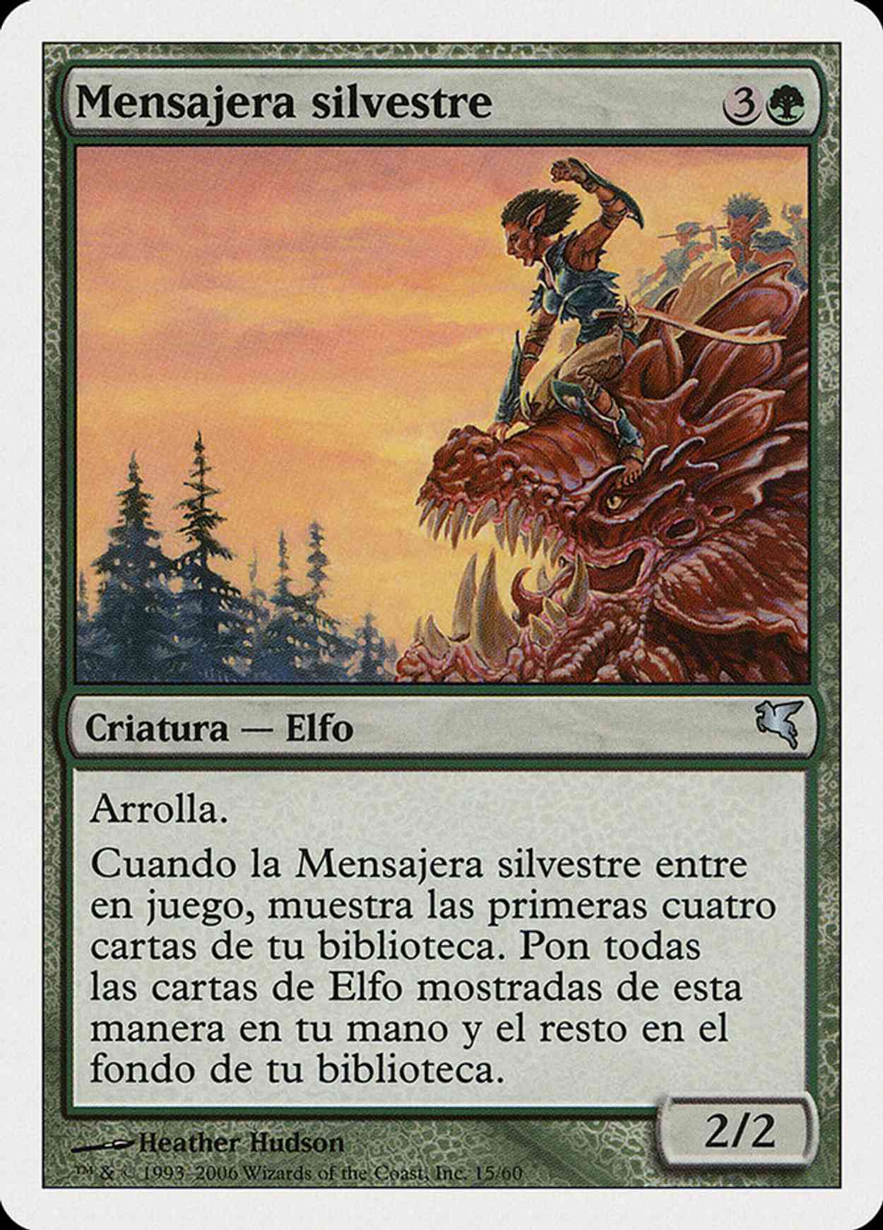 Sylvan Messenger (Retro Frame) magic card front